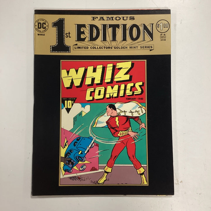 DC Famous 1st Edition Whiz Comics #1 Limited Collectors Golden Mint 1974 VF+0