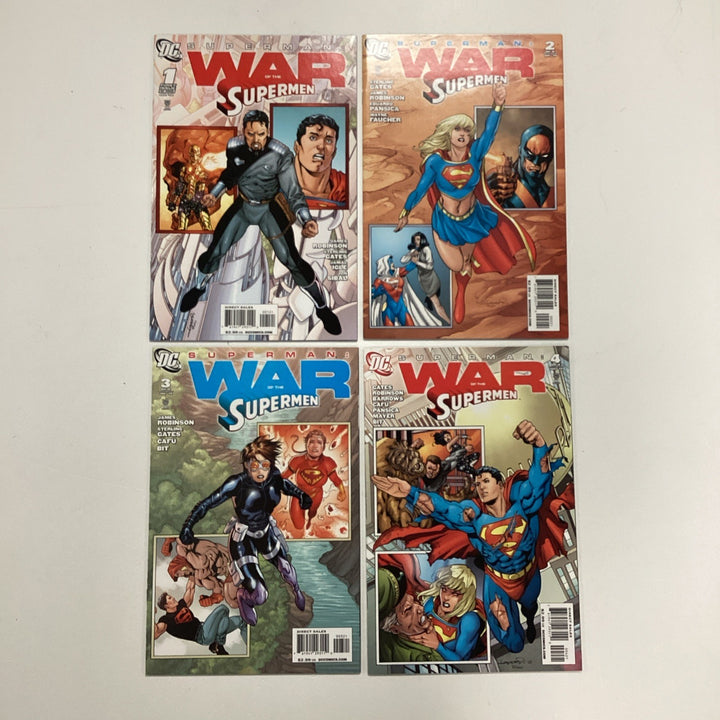 Superman: War Of The Supermen #1-4 2010 NM All Variant Covers Complete Set0