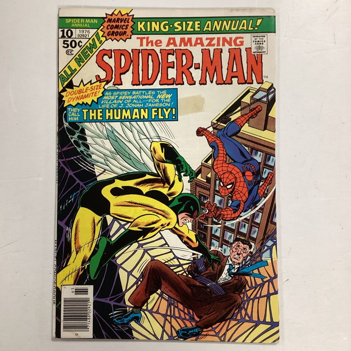 Amazing Spider-Man King Size #10 1976 FN 1st Human Fly Cent Copy *See Descriptio0