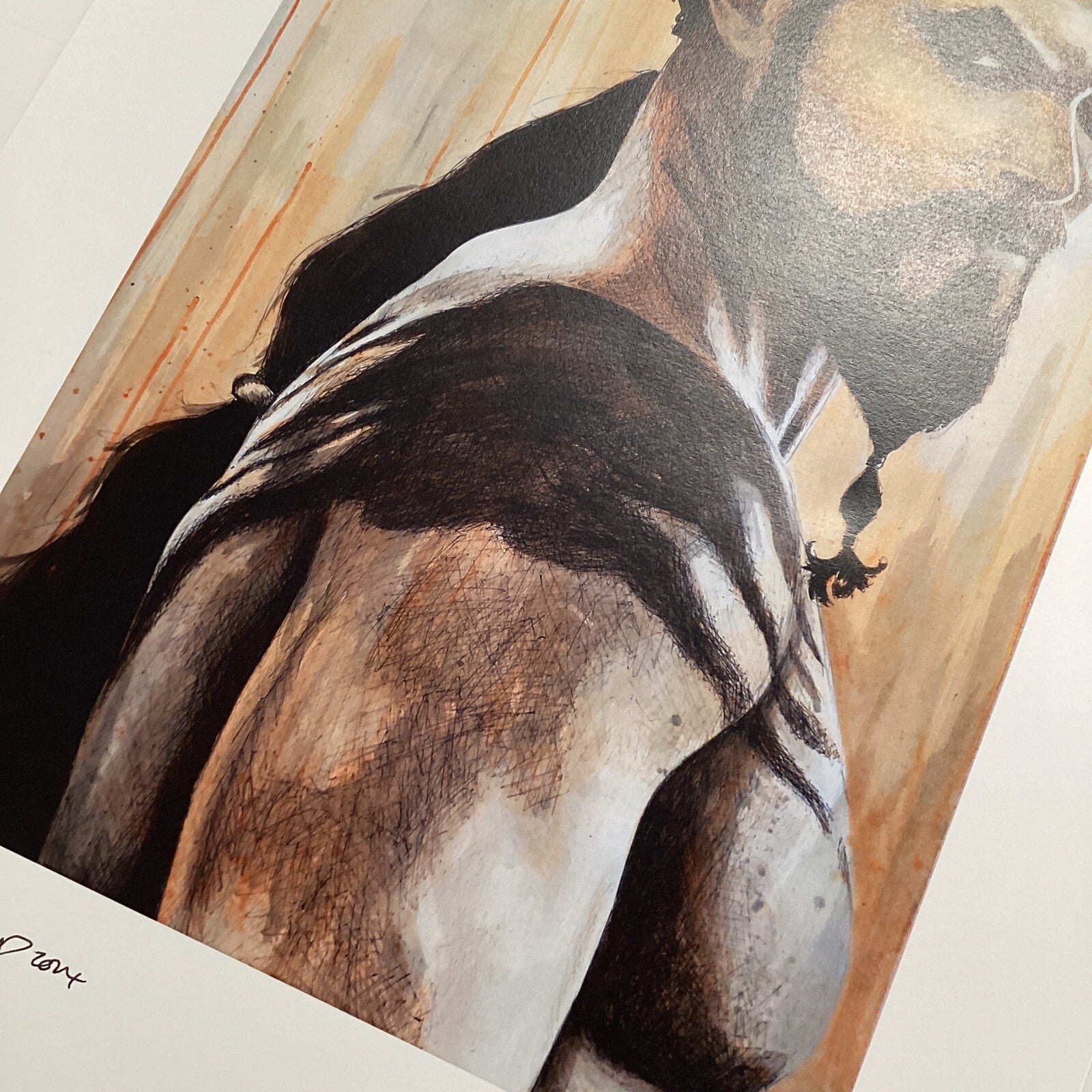 Khal Drogo Signed Art Print by Becky Knapp8
