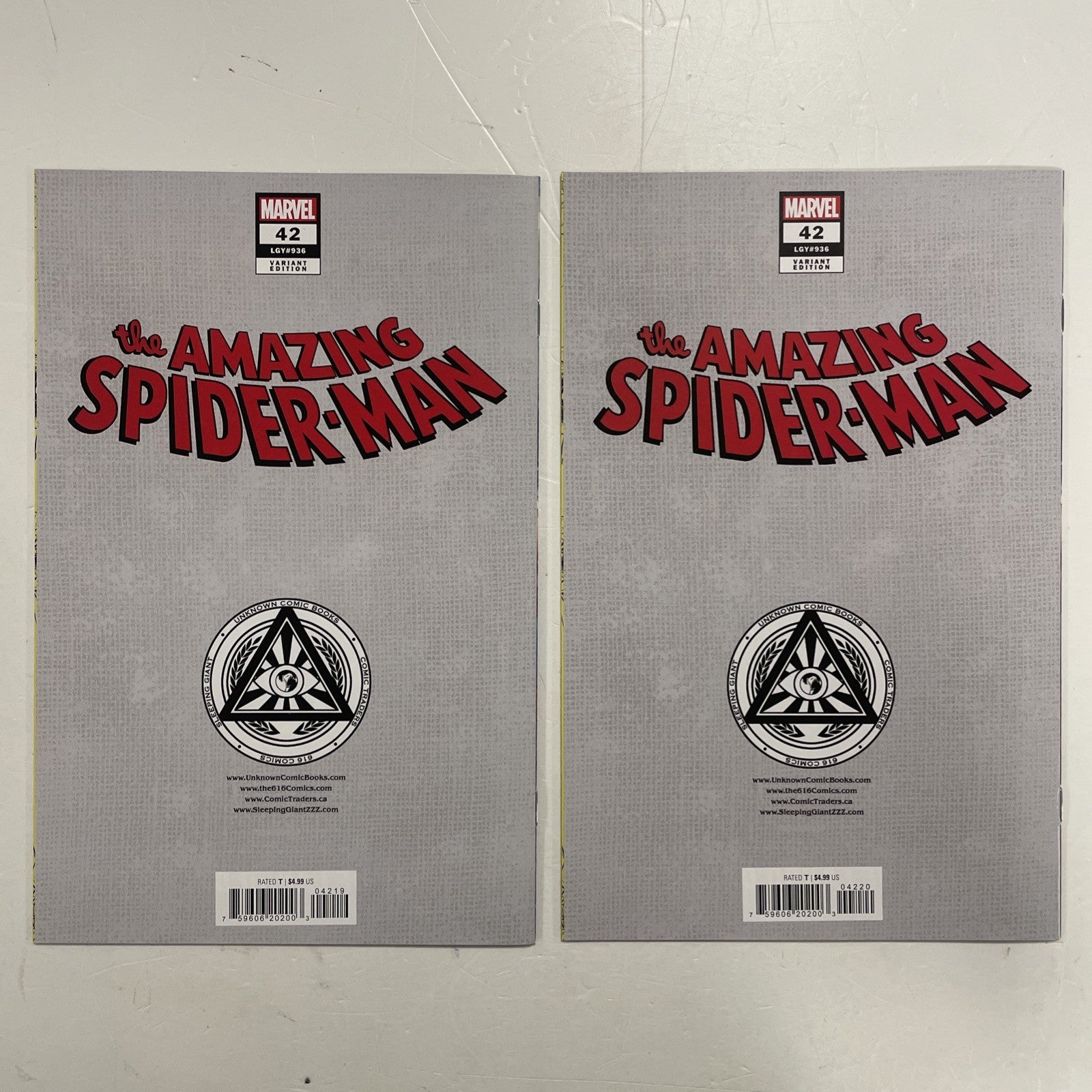 Amazing Spider-Man #42 2024 Ejikure Trade Dress & Virgin Variant9