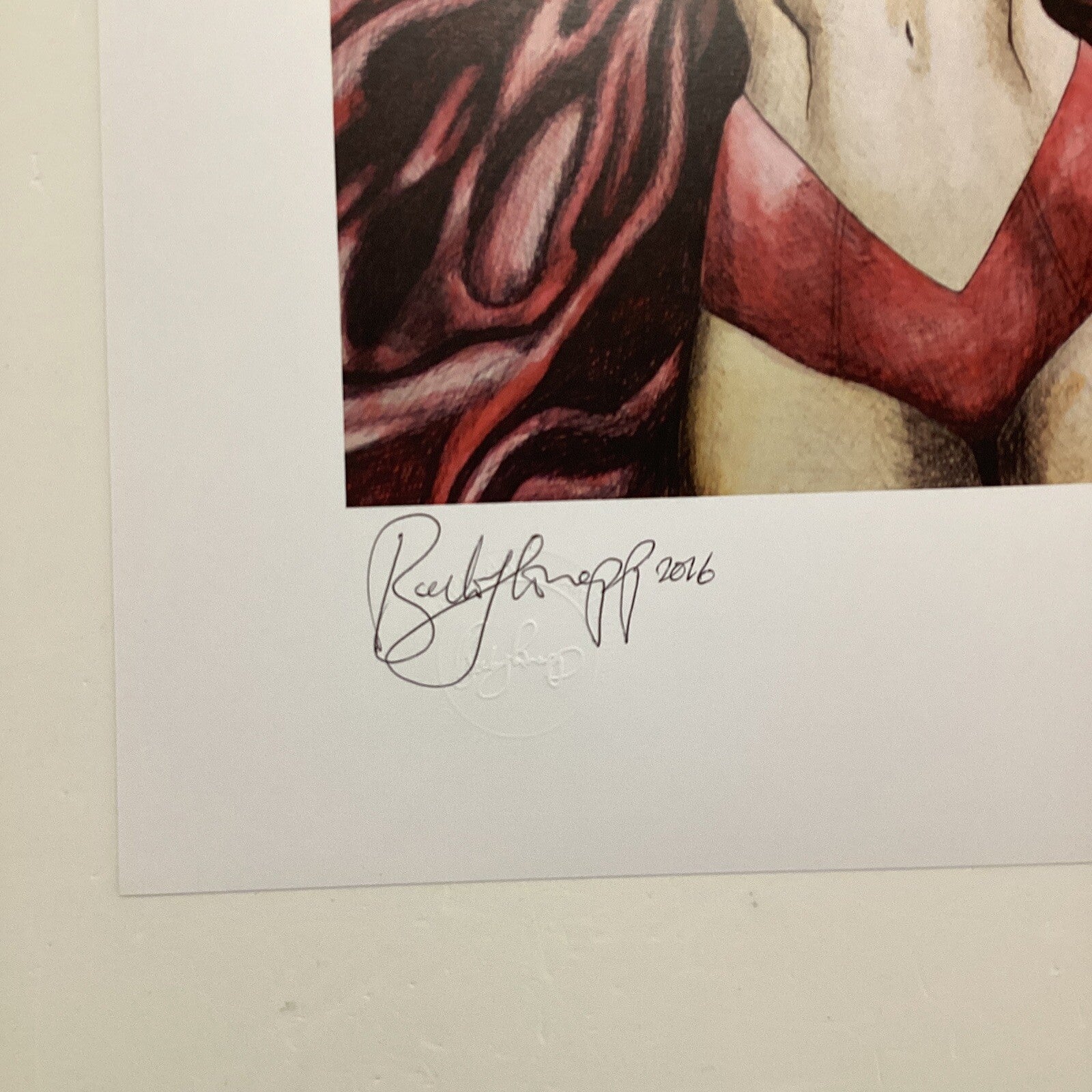 Scarlet Witch Signed Art Print by Becky Knapp5