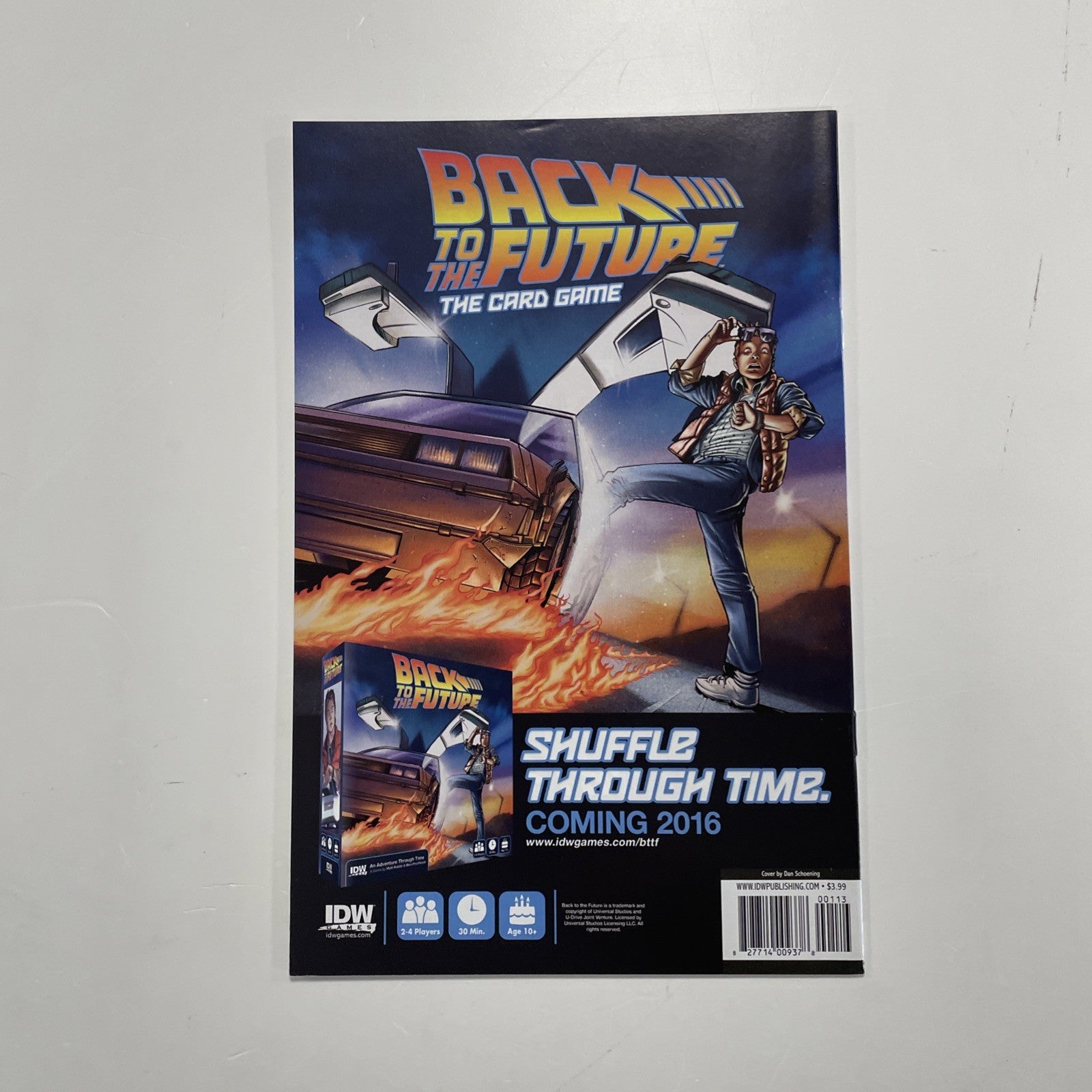 Back to the Future #1 2015 NM- 3rd Print Diamond Sketch Variant6