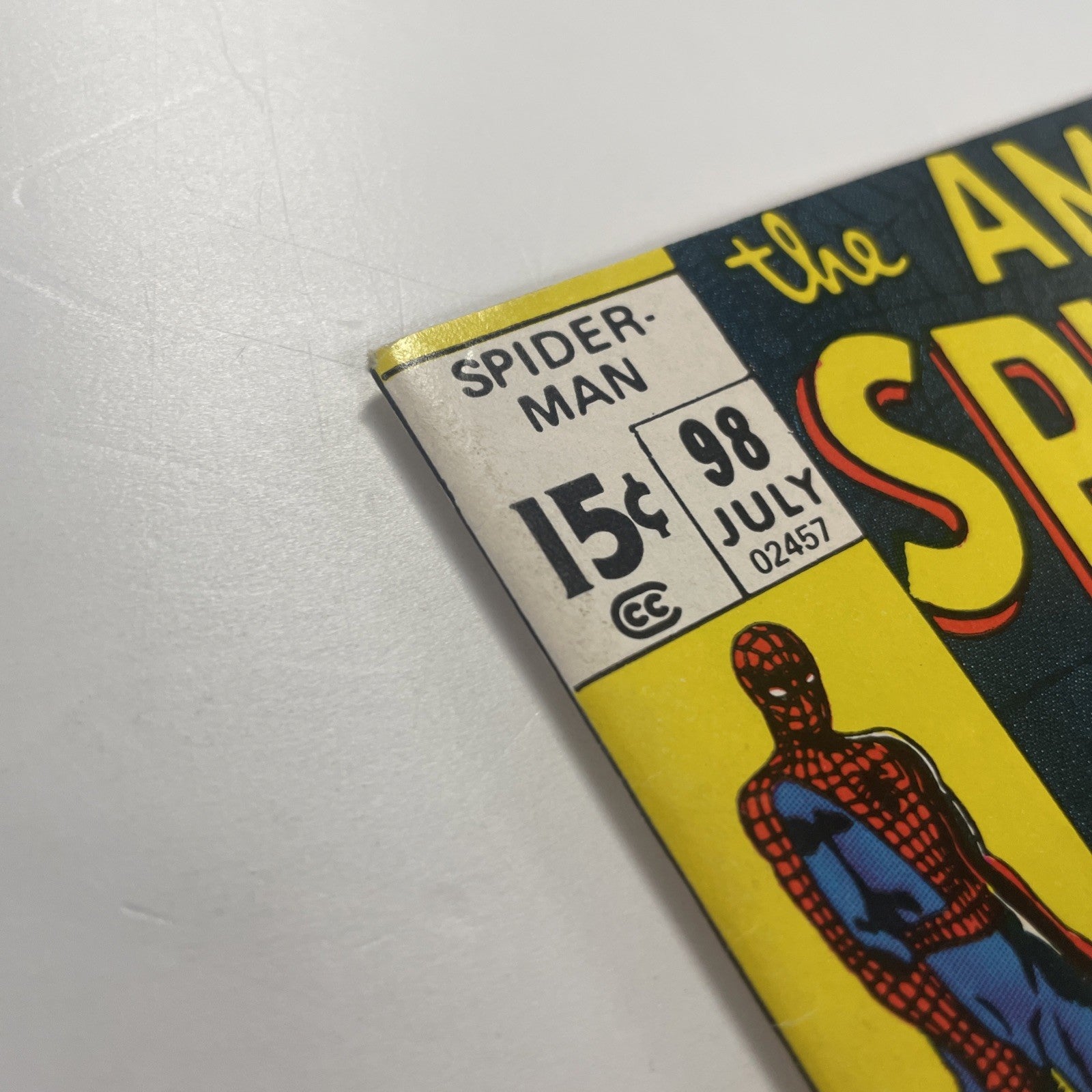 Amazing Spider-Man #98 1971 VF- Pence Stamp No Comic Code *See Description8