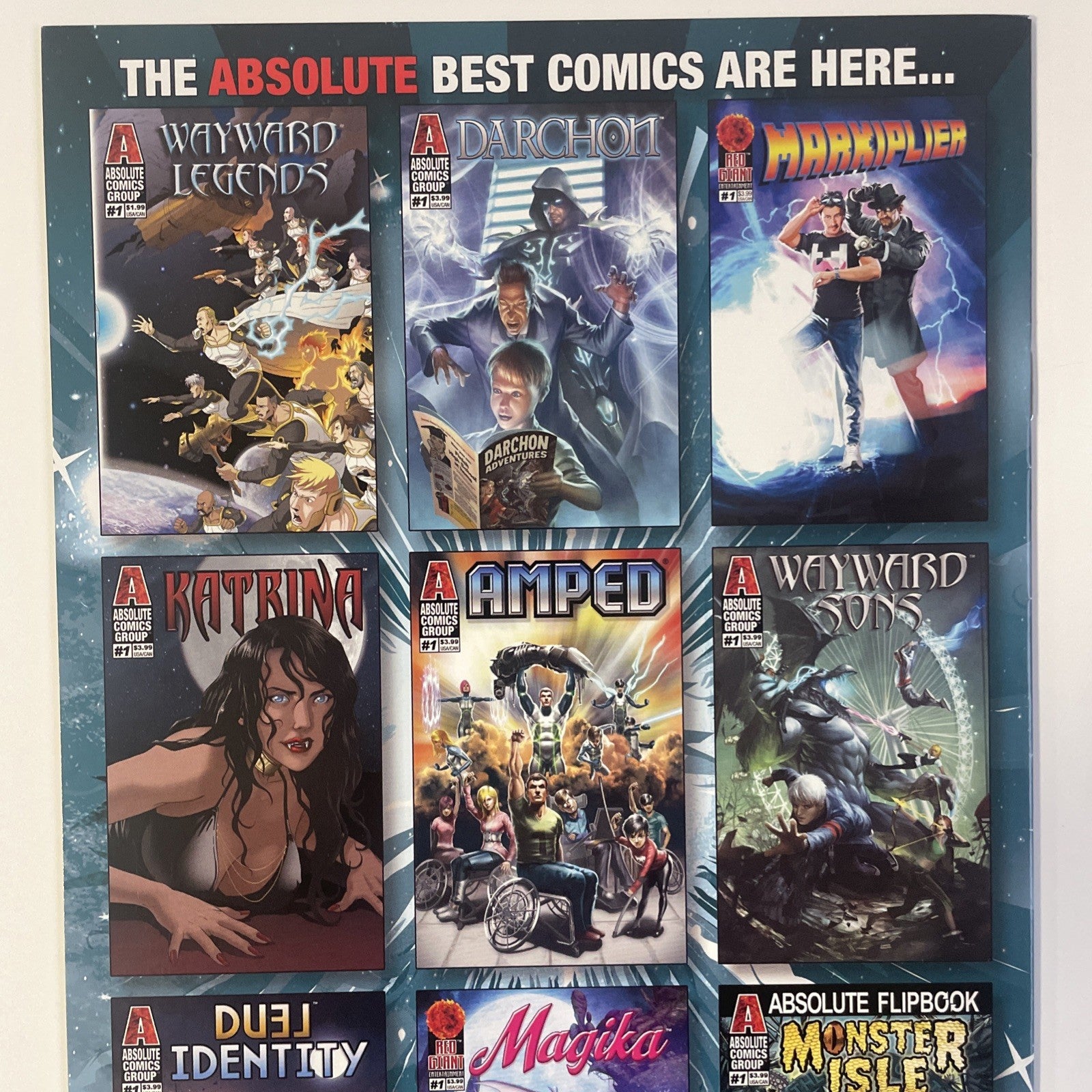 White Widow #1 2018 NM Foil Cover Absolute Comics Group 1st Print5
