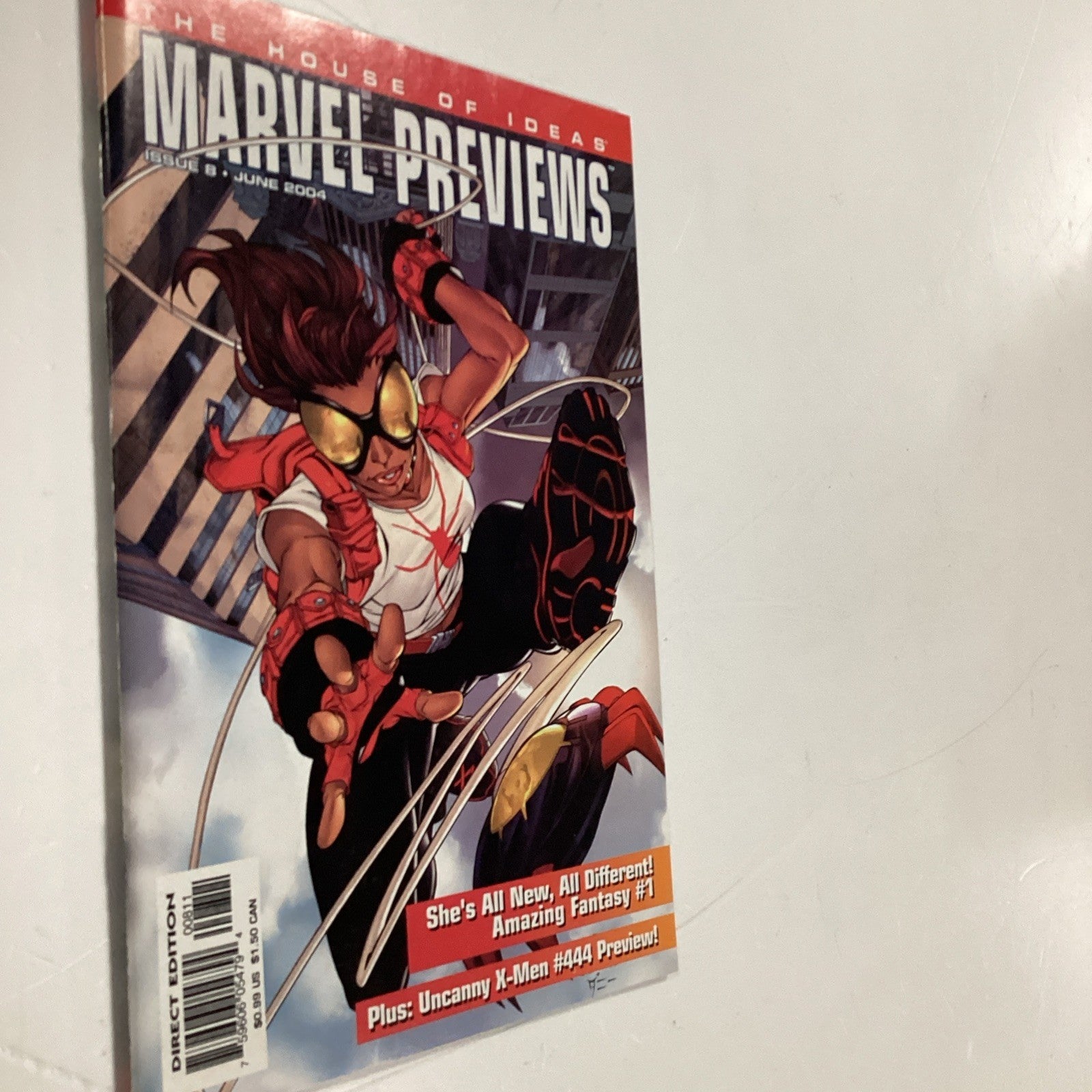 Marvel Previews #8 2004 VF+ 1st Arana Anya Corazon Spider-girl Cover3