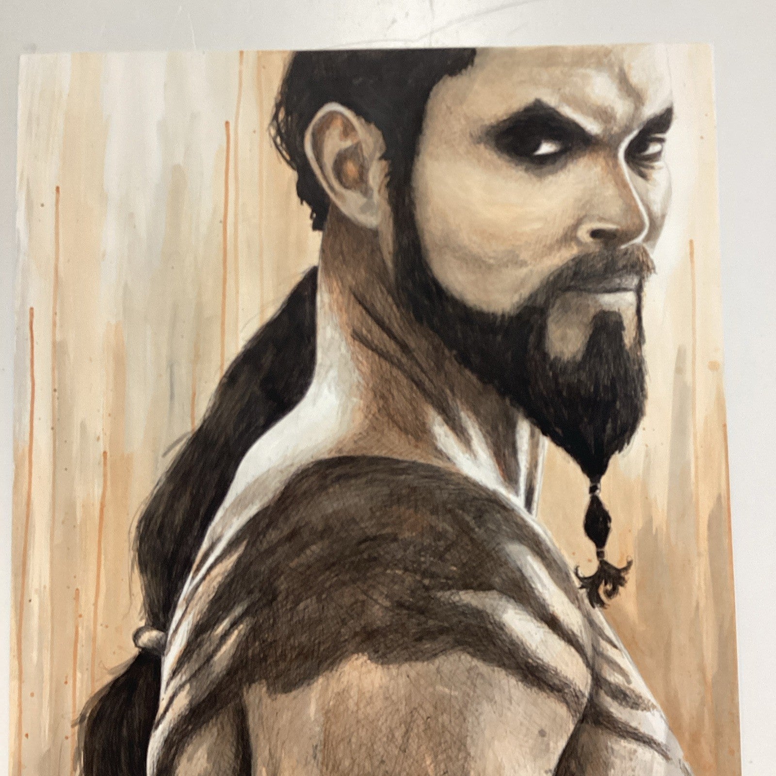 Khal Drogo Original Art by Becky Knapp with COA (80x59cm)2