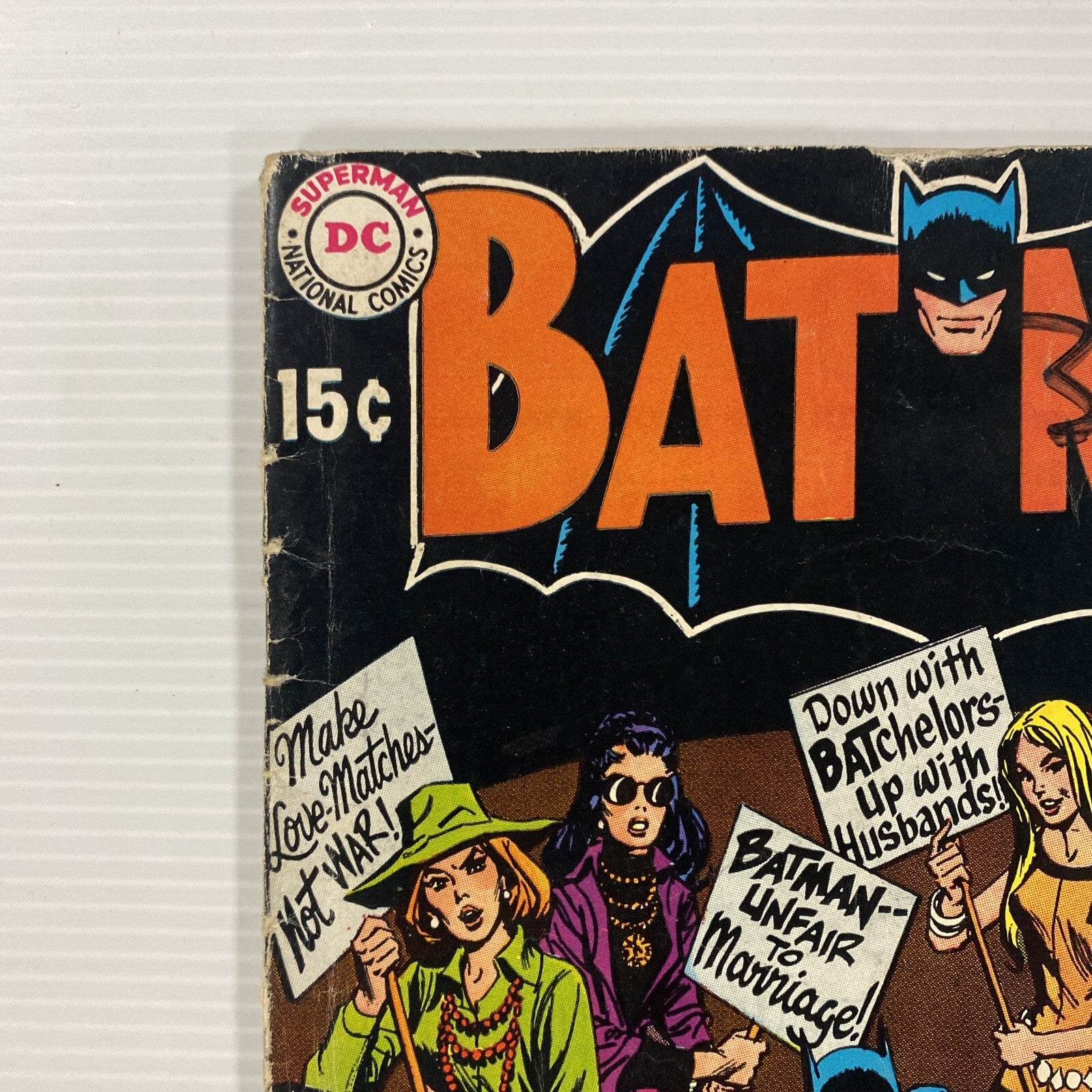 Batman #214 1969 VG Pence Stamp *Pen on cover1