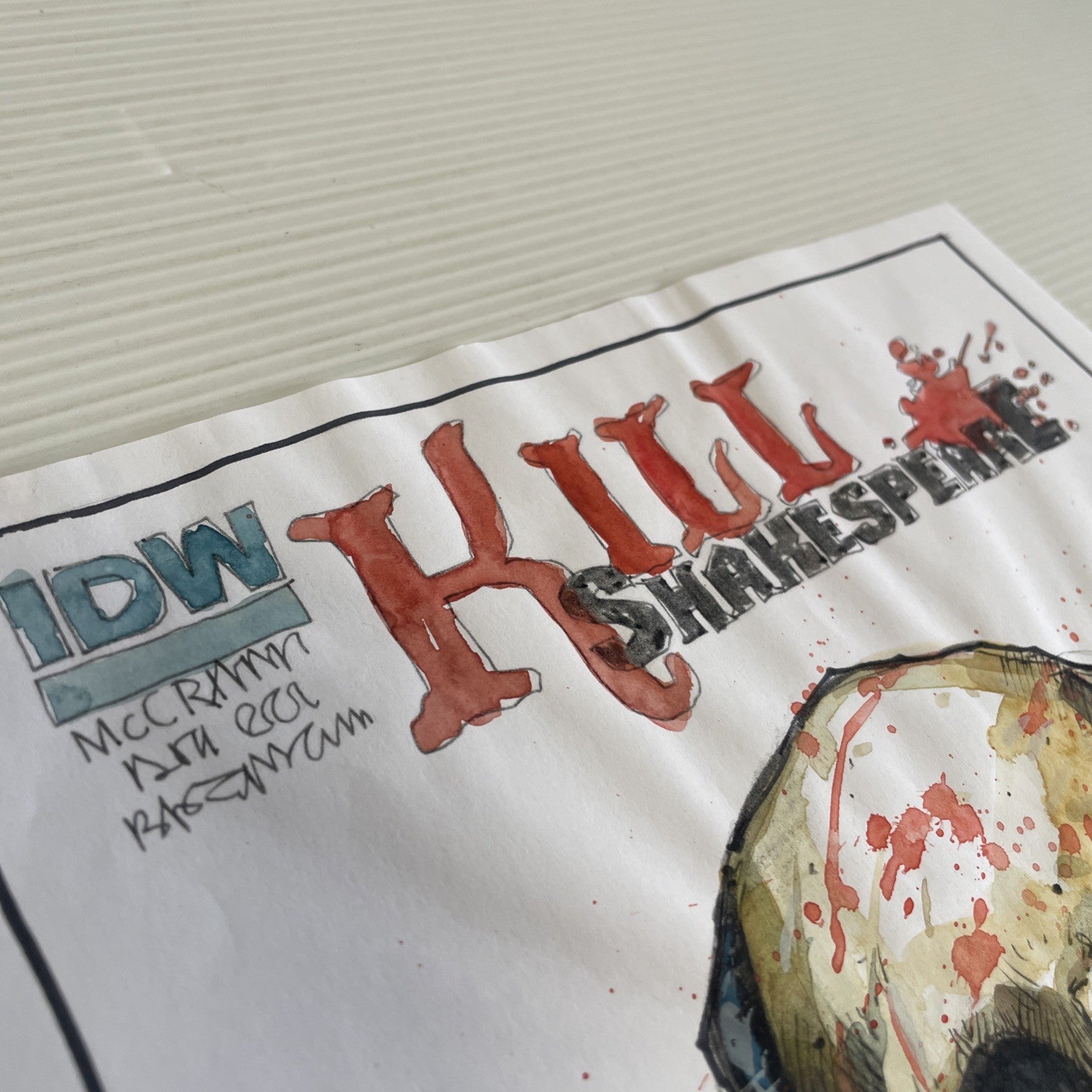 Original Artwork Concept Art based on Kill Shakespeare Sketch by Simon Davis (1)4