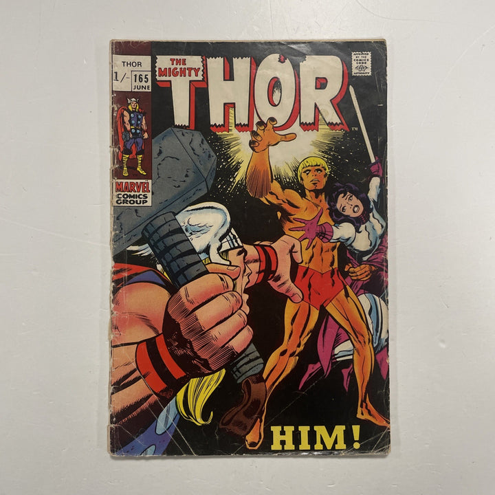Thor #165 1969  GD+ 1st Full Appearance of Adam Warlock Pence Copy **See Descrip0