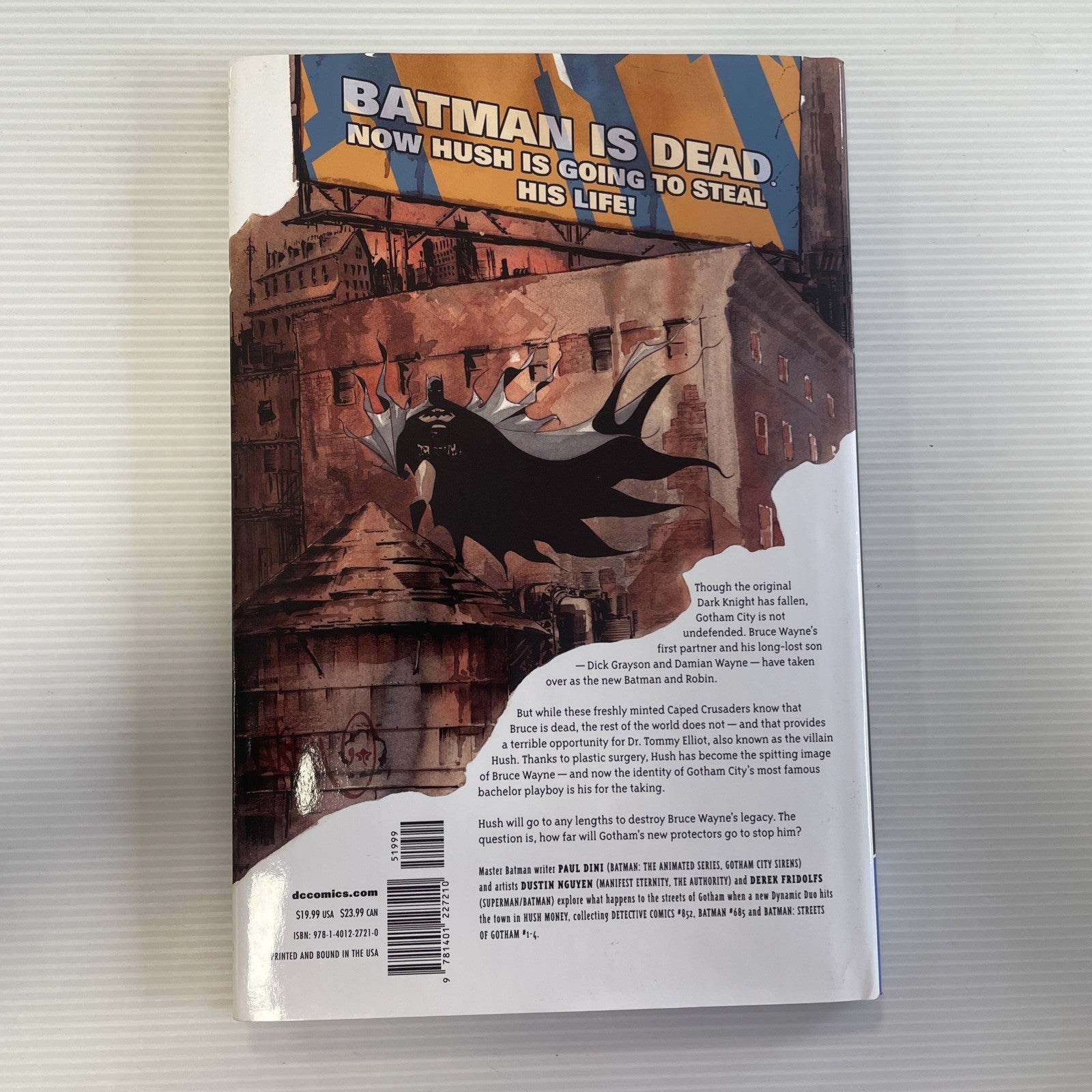 Batman Streets of Gotham Hush Money 2010 HC Hardback Hardcover Graphic Novel4