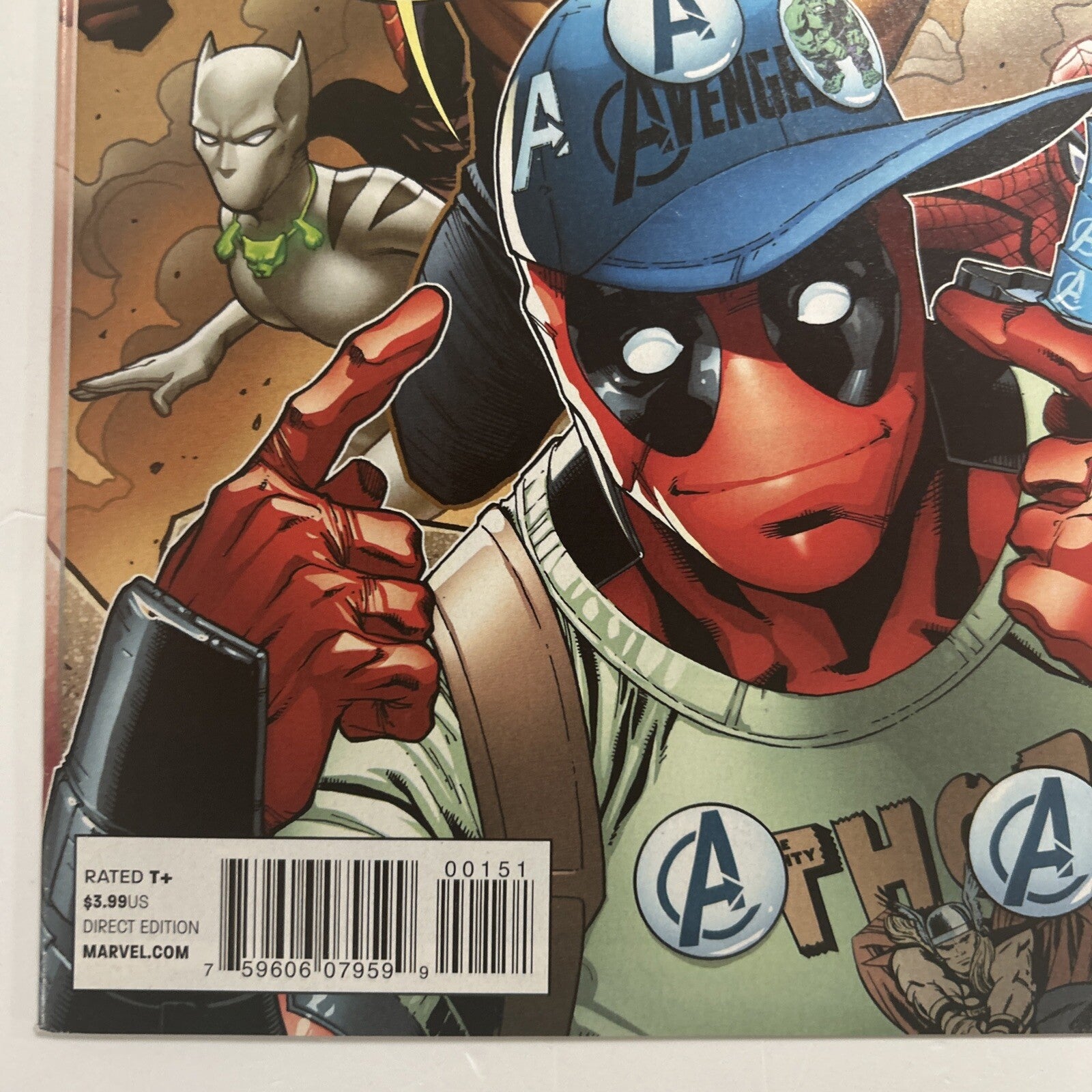 The Mighty Avengers Infinity  #1 2013 NM Deadpool Variant 1st Monica Rambeau as5