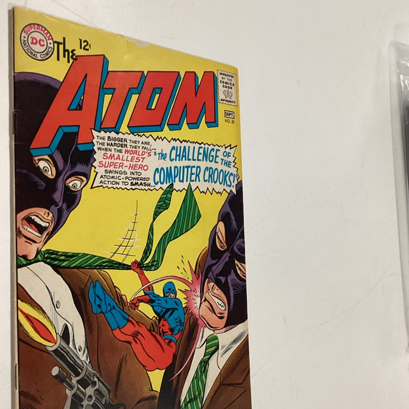 Atom #20 1965 VG+ **ink missing top centre of front cover3