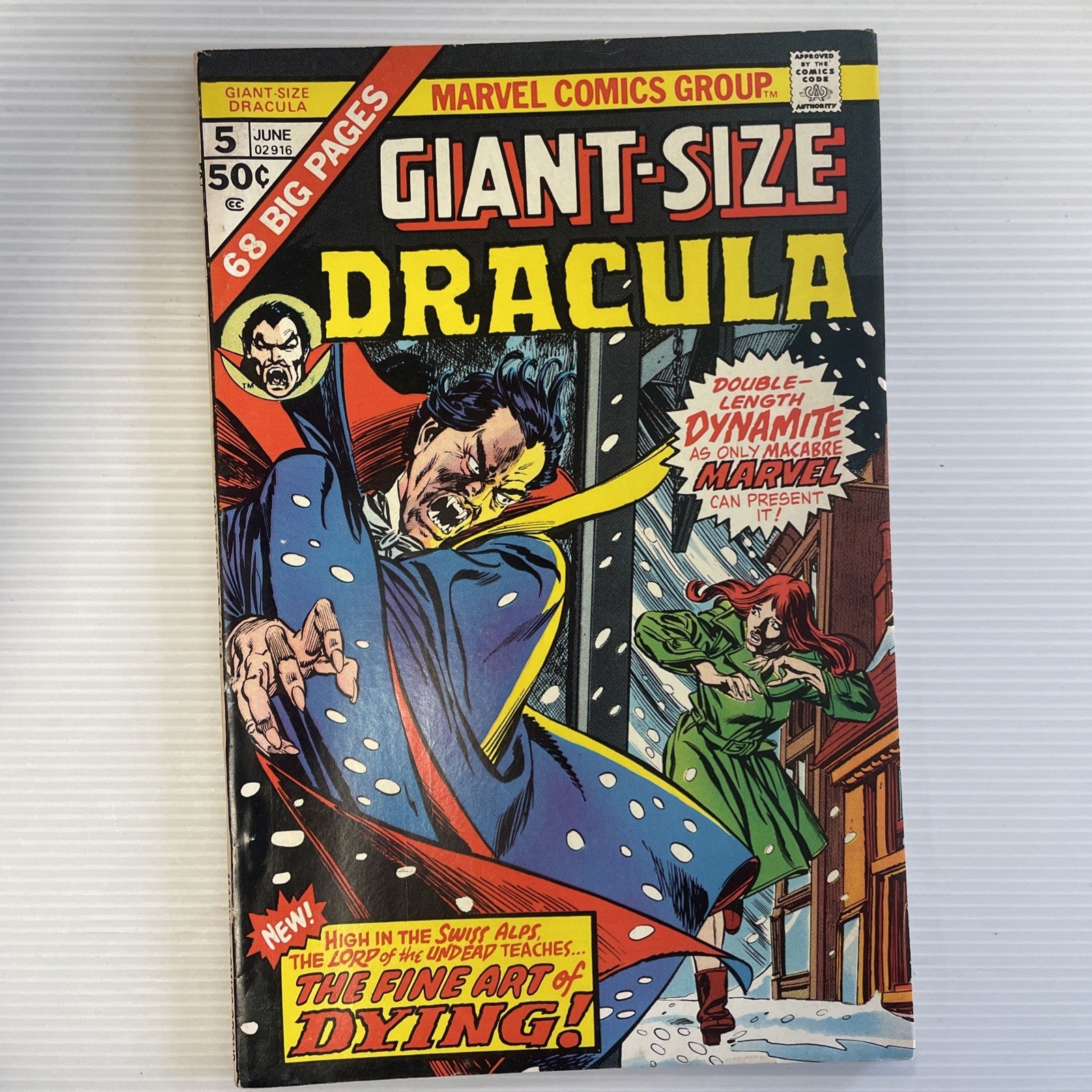 Giant-Size Dracula #5 1975 FN/VF 1st John Byrne Art at Marvel0
