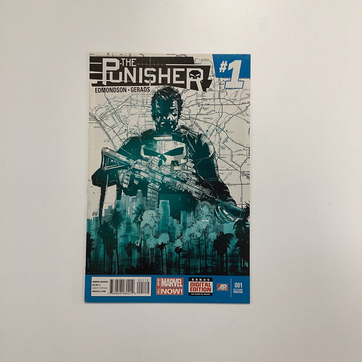 Punisher #1 2014 VF/NM Second Print Variant Cover