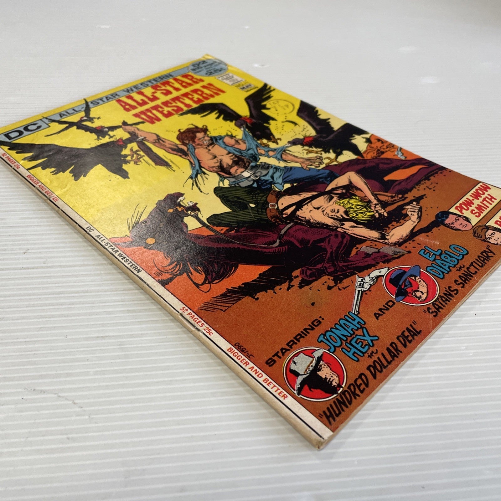All Star Western #11 1972 FN  2nd Appearance of Jonah Hex Pence Stamp3