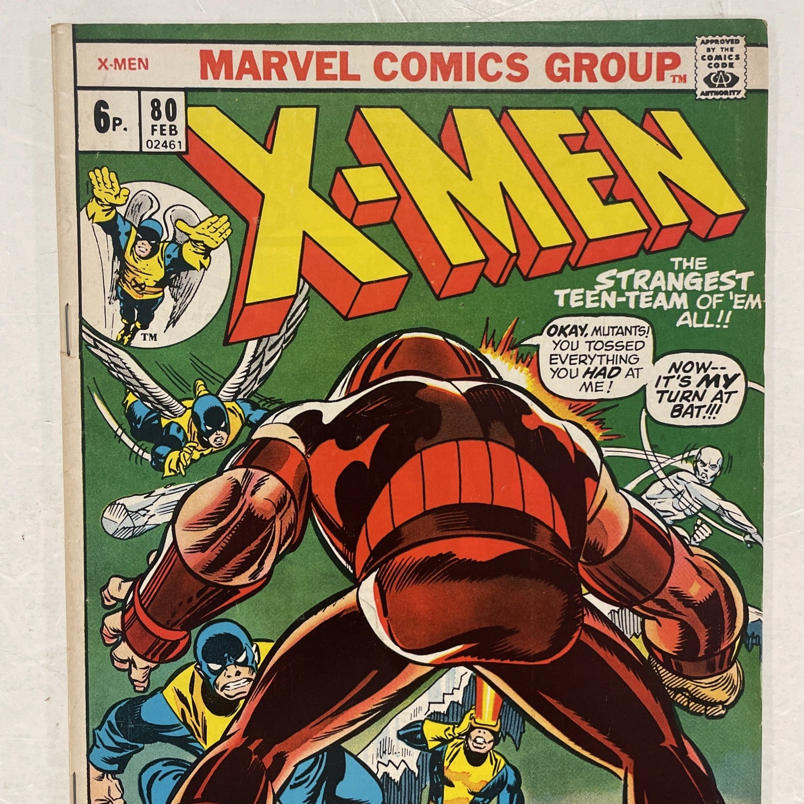 X-Men #80 1972 VG/FN Pence Copy1