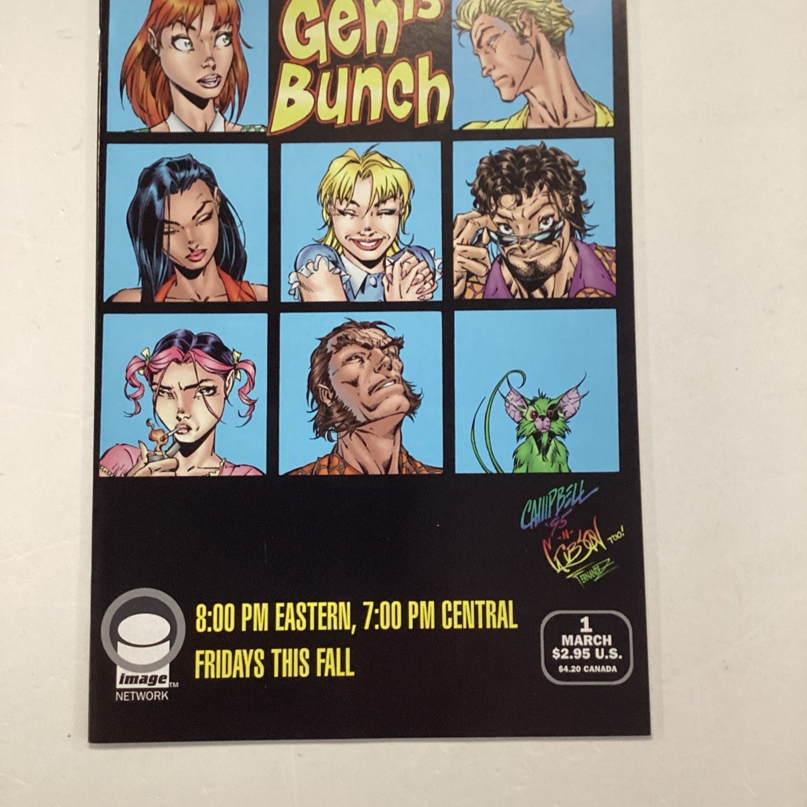 Gen 13 #1 1995 NM- J. Scott Campbell Brady Bunch Homage Gen Thirteen 1st Print2