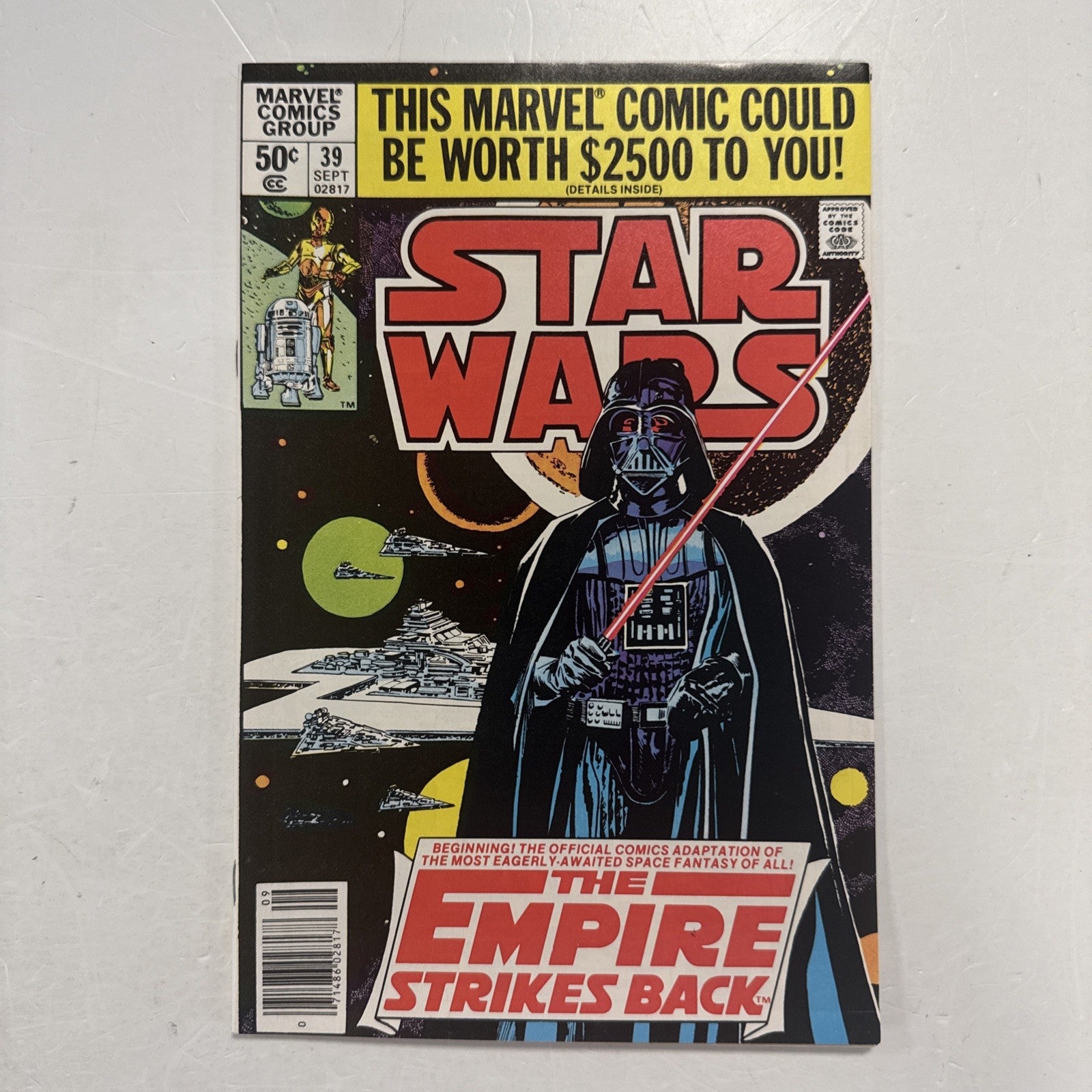 Star Wars #39 1980 VF/NM Newsstand The Empire Strikes Back storyline Part 10