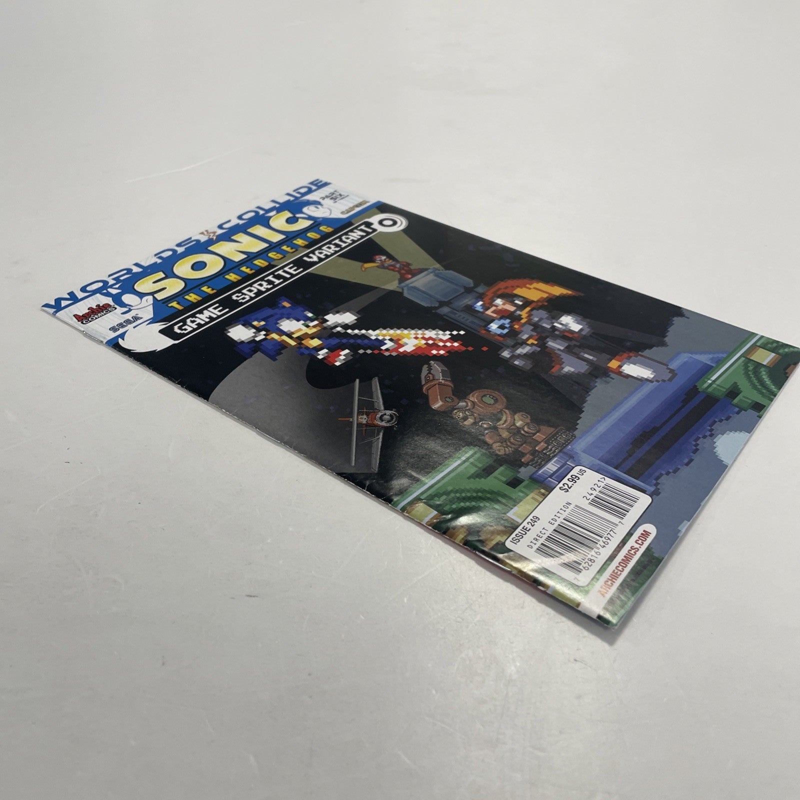 Sonic The Hedgehog #249 2013 FN/VF Game Sprite Variant Archie Comics3