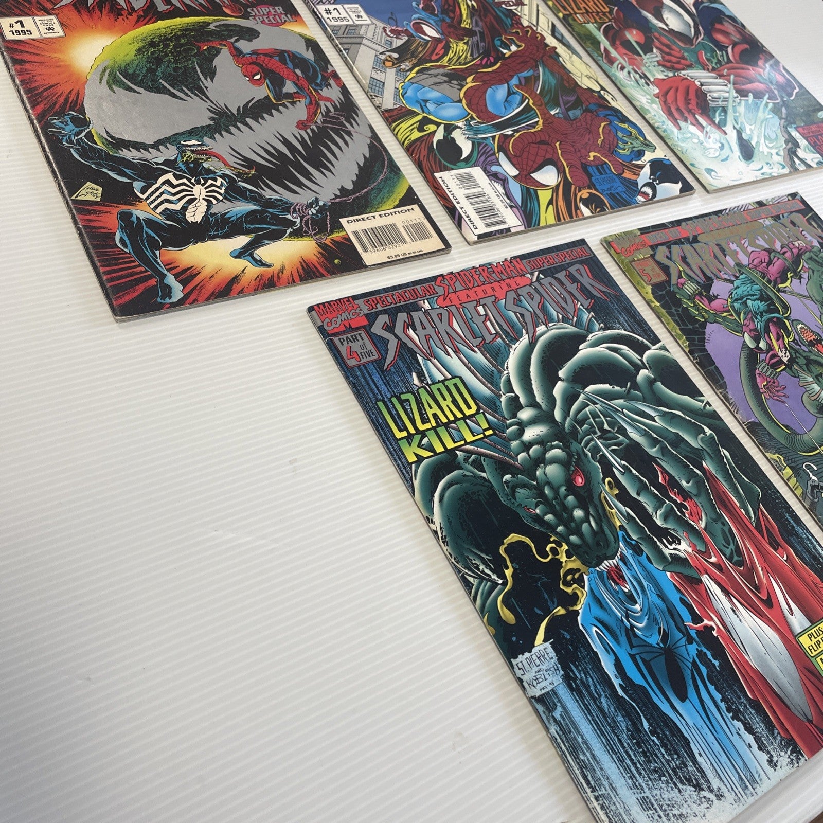 Spider-Man Super Special Planet of the Symbiotes #1-5 1995 Mid-Grades13