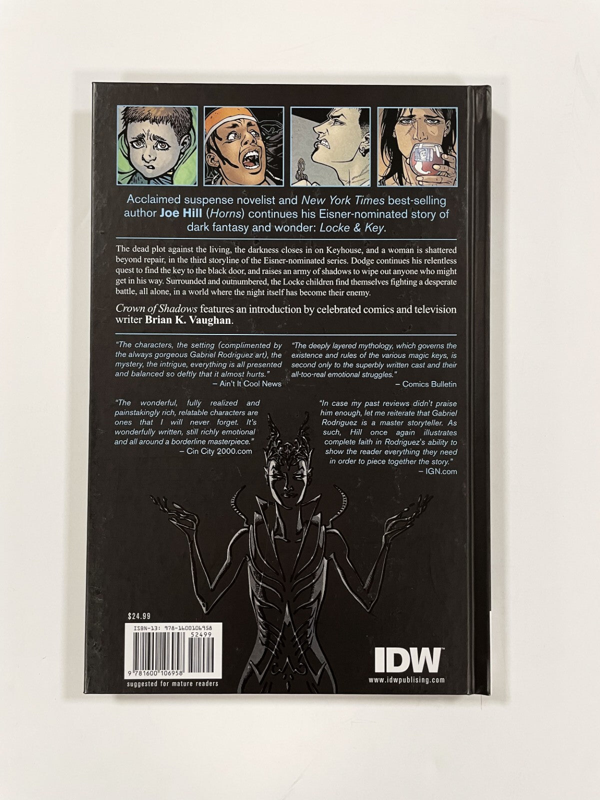 Locke & Key Welcome to Lovecraft, Crown of Shadows, Head Games ALL SIGNED X312