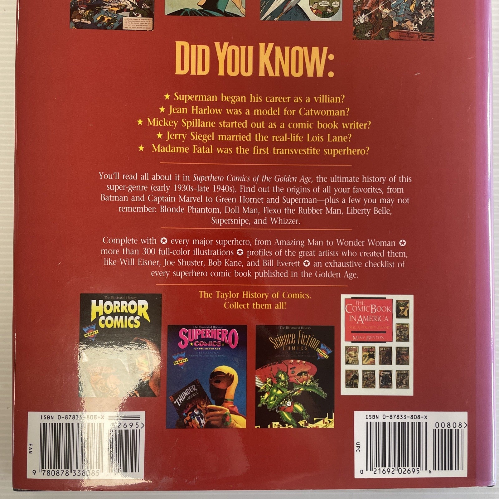 Superhero Comics of the Golden Age:The Illustrated History #4 1992 Graphic Novel6