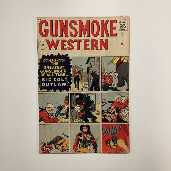 Gunsmoke Western #75 1962 VG Pence Copy