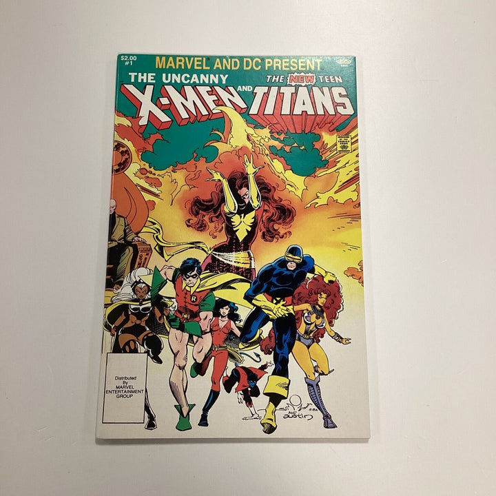 Marvel DC Present The Uncanny X-men New Teen Titans #1 1982 VF/NM 2