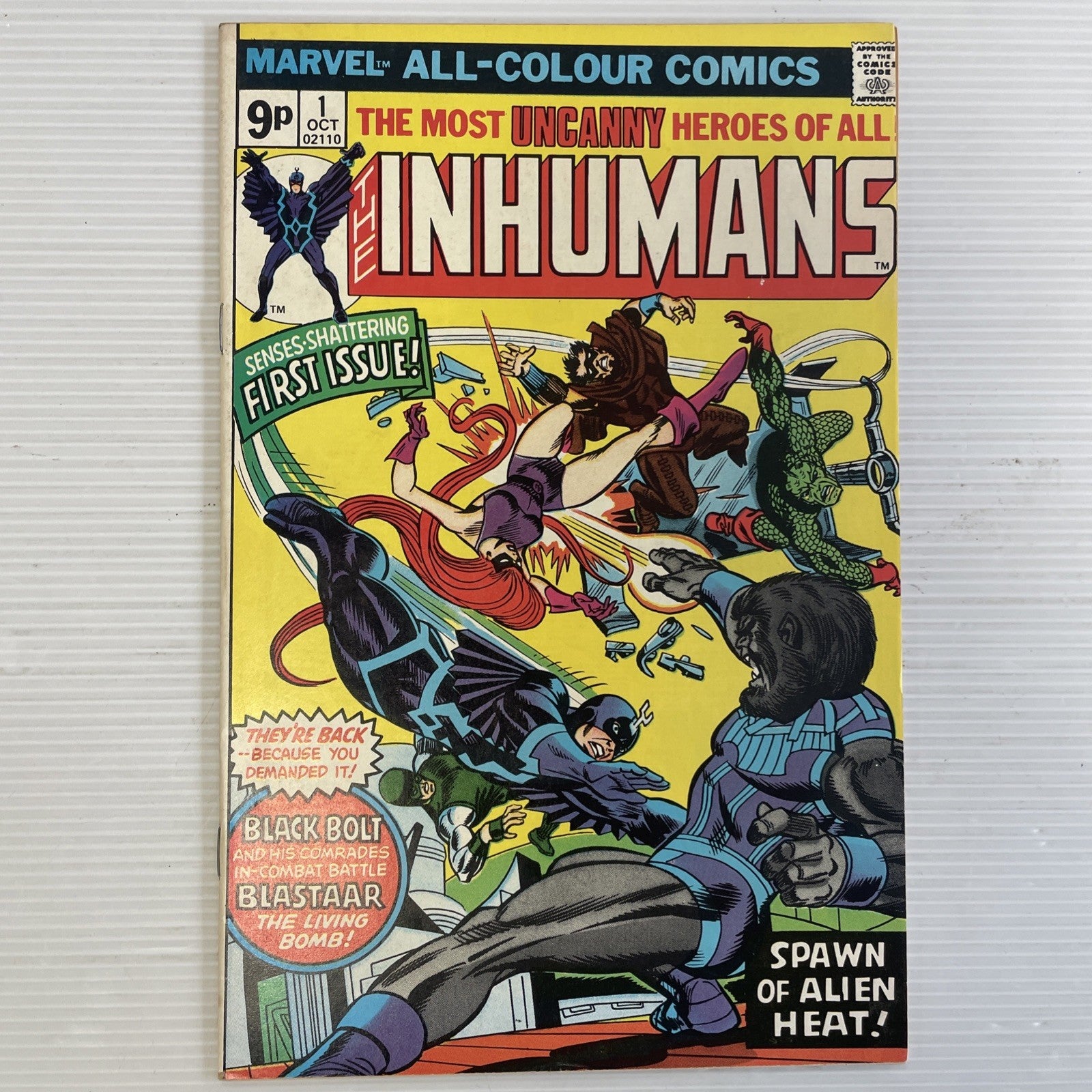 Inhumans #1 1975 FN Pence Copy0