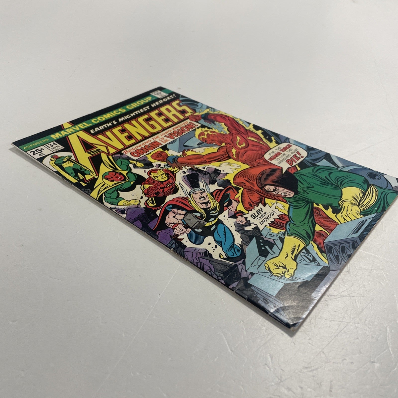 The Avengers #134 1975 FN/VF3