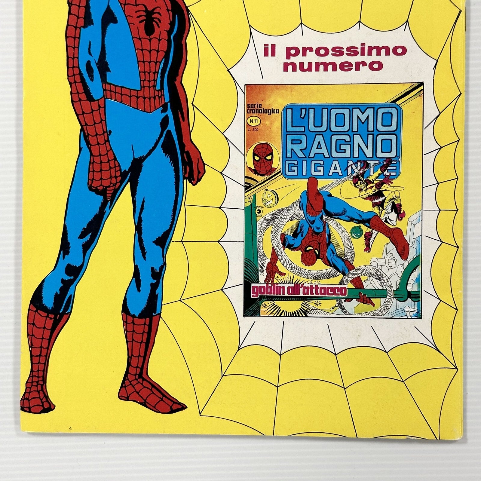 L'uomo Ragno Gigante #10 1976 Italian Spider-man FN6
