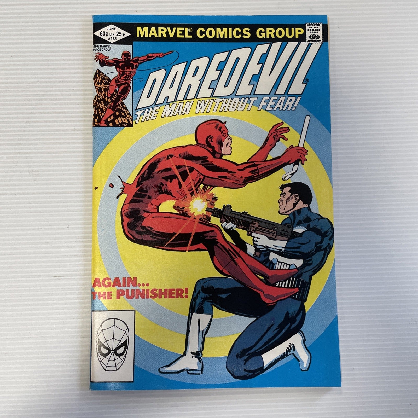 Daredevil #183 1982 VF/NM Punisher vs Daredevil Frank Miller0
