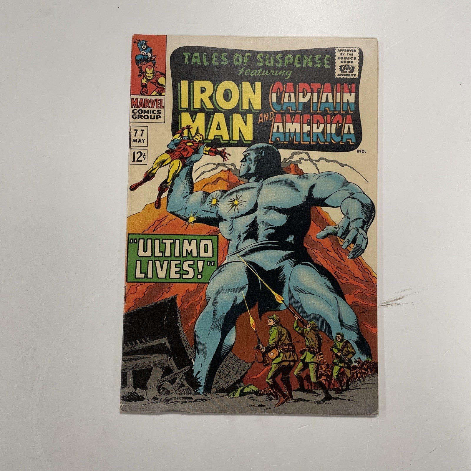 Tales Of Suspense #77 1966 FN+ 1st Appearance of Peggy Carter & Ultimo0