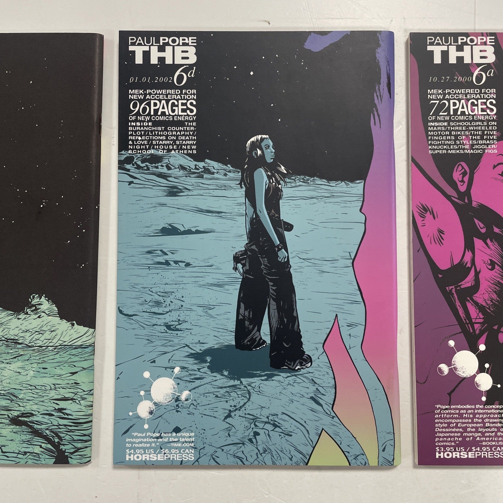 THB: M3 Mars Mightiest Mek & 6a, 6d Paul Pope 2000 Horse Press7