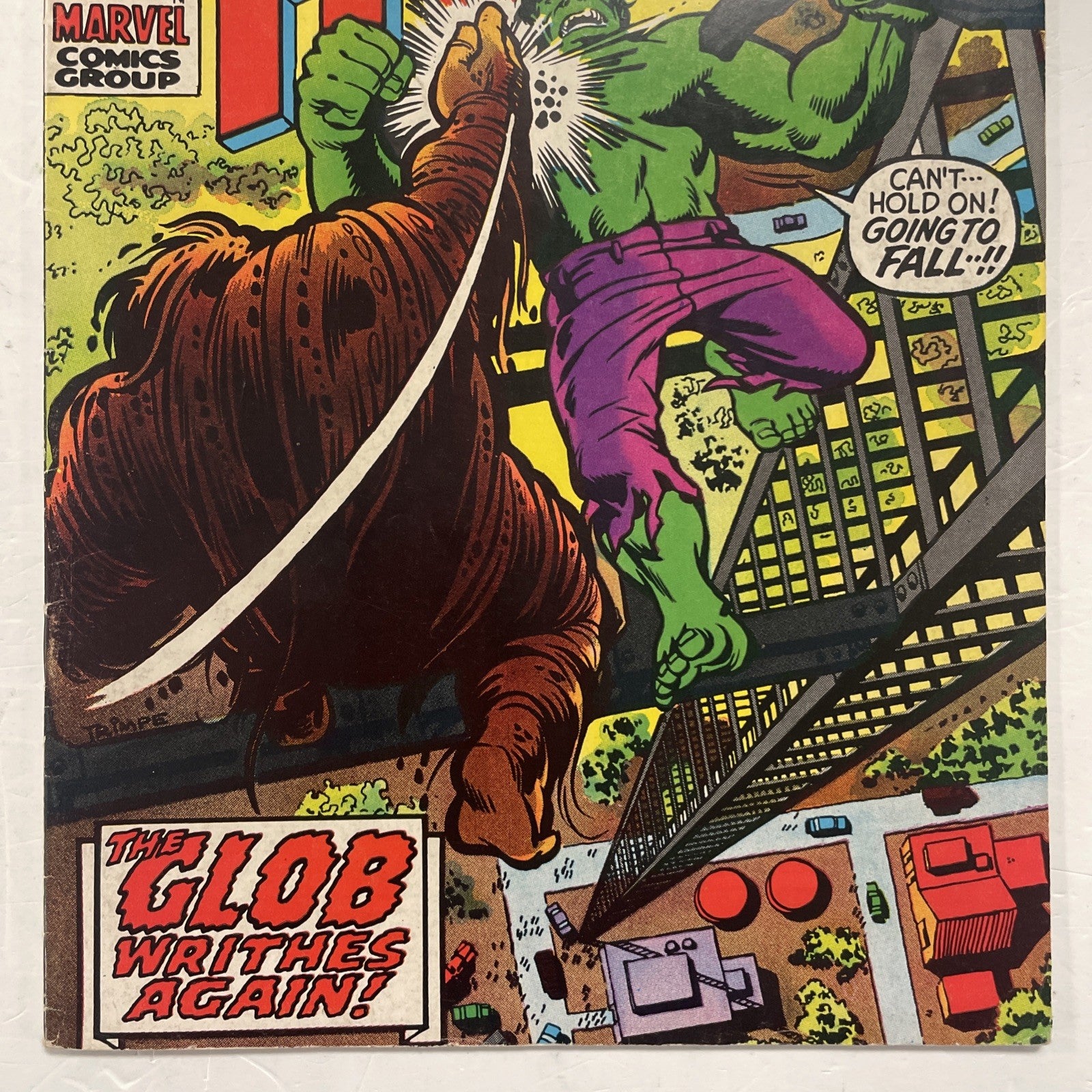 Incredible Hulk #129 1970 FN- Pence Stamp2