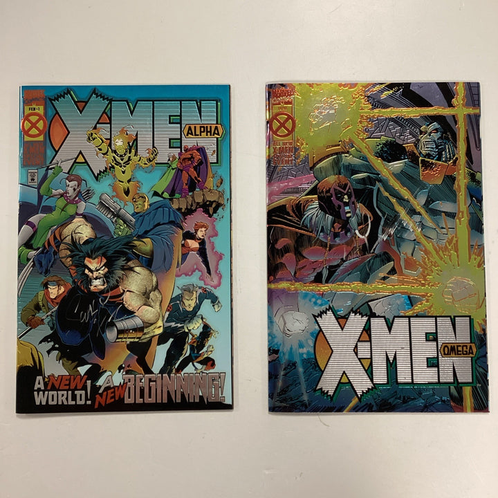 X-men Alpha #1 & Omega #1 1995 Chromium Covers *See Description0