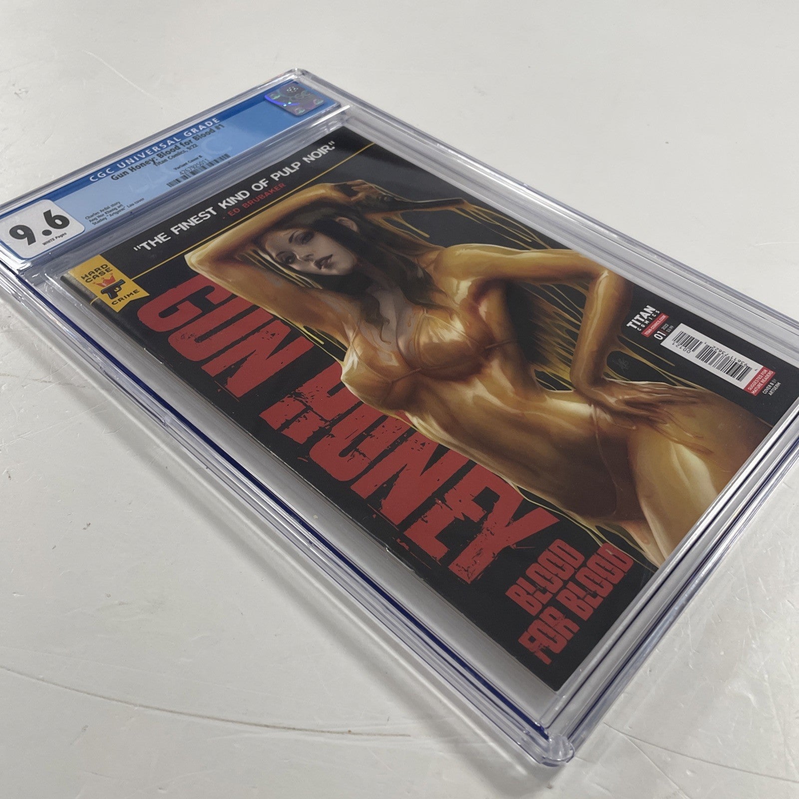 Gun Honey Blood for Blood #1 2022 White Pages CGC 9.6 Artgerm Variant Cover1