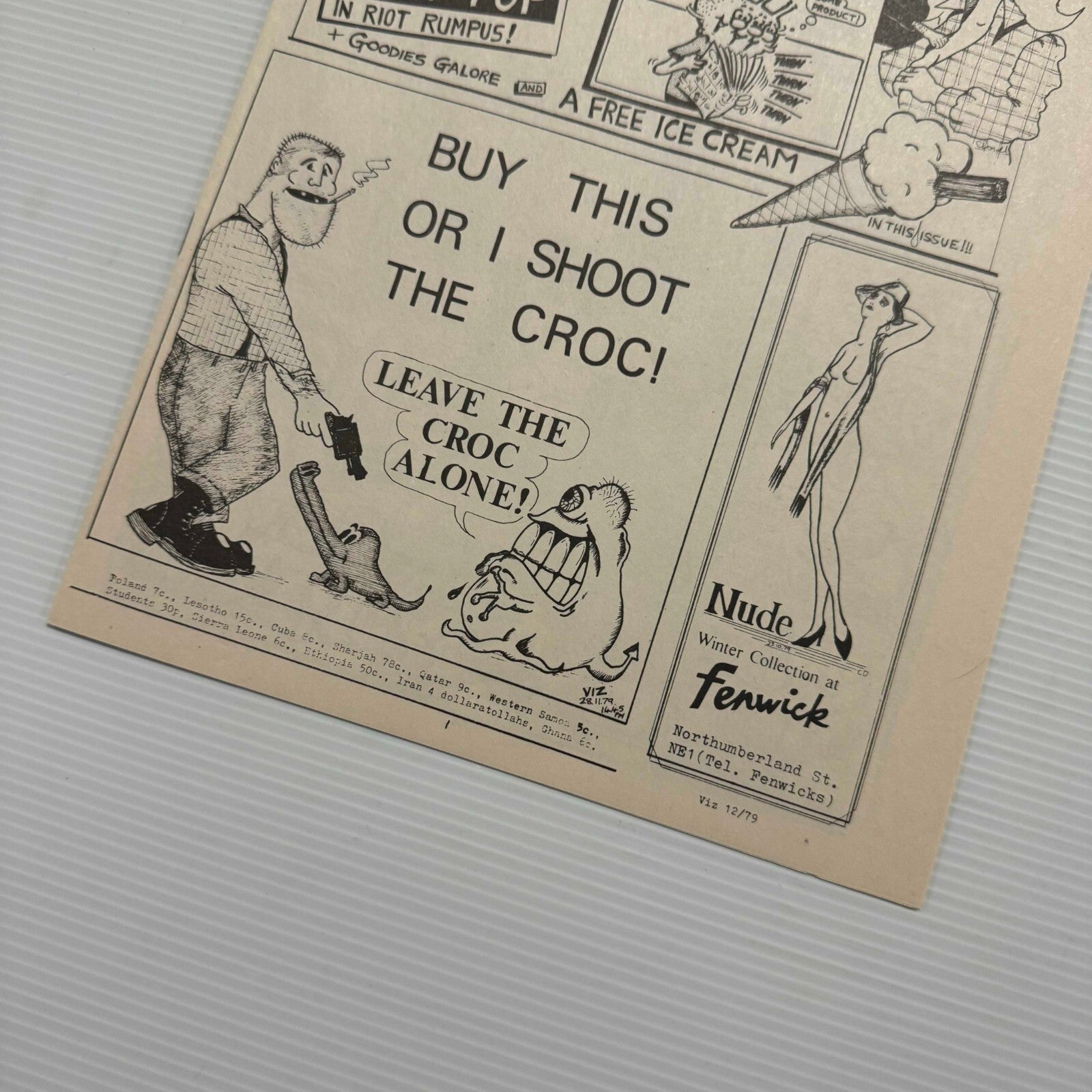 VIZ #1 First Print Mint/Near Mint copy of the iconic magazine9