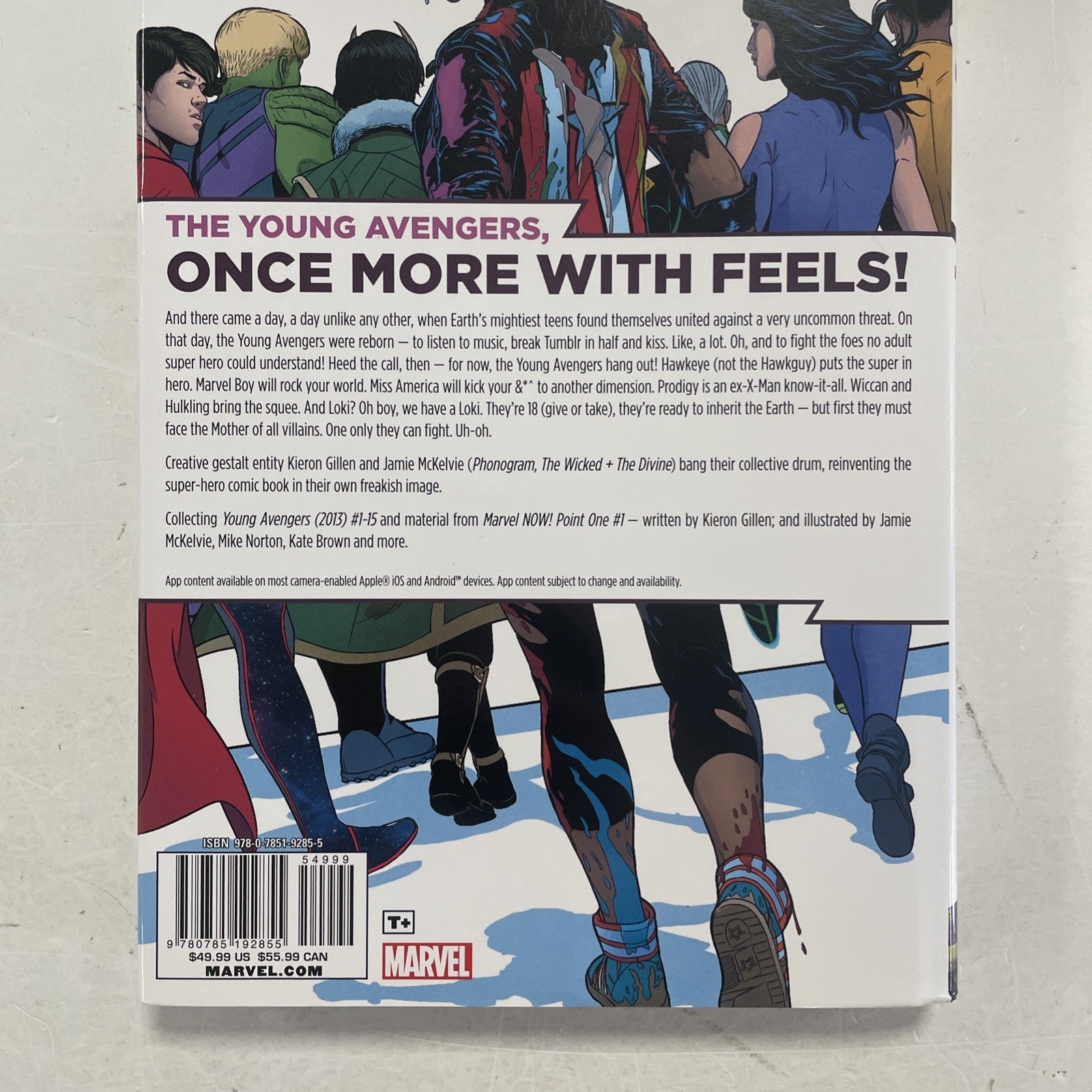 Young Avengers Omnibus Gillen Mckelvie 2014 Variant Cover Graphic Novel5