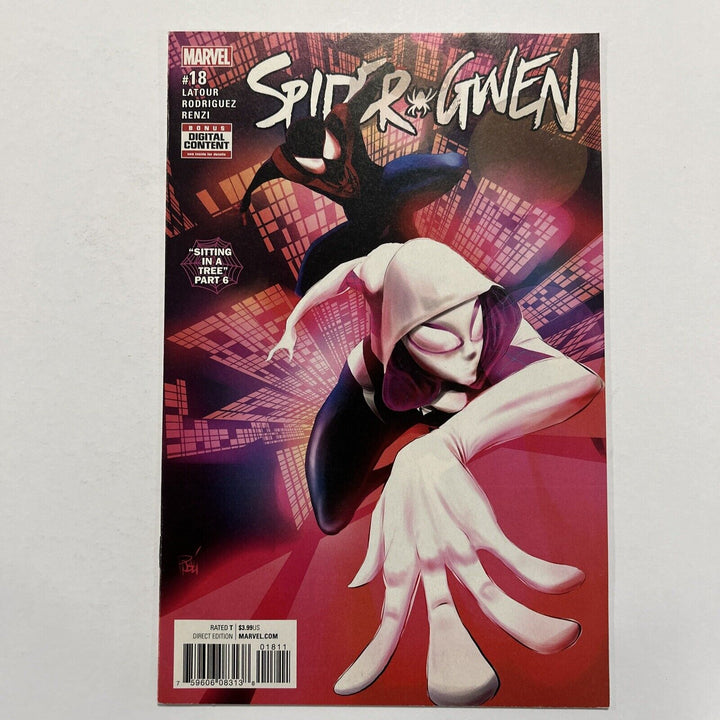 Spider-Gwen #19 2017 VF/NM 1st App Gwenom Symbiote