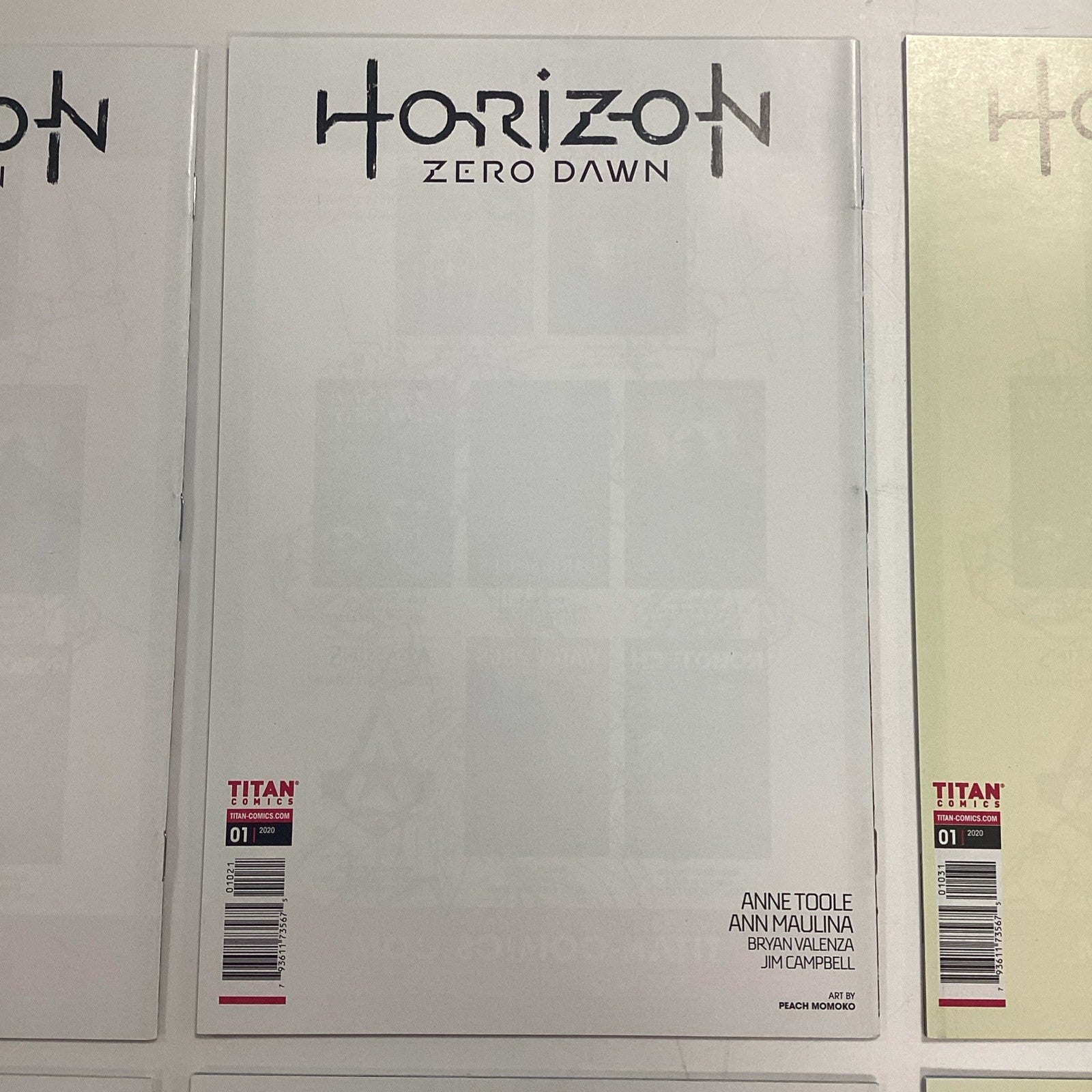 Horizon Zero Dawn #1 2020 NM 6x Peach Momoko NYCC & SDCC Trade, Virgin & Sketch9