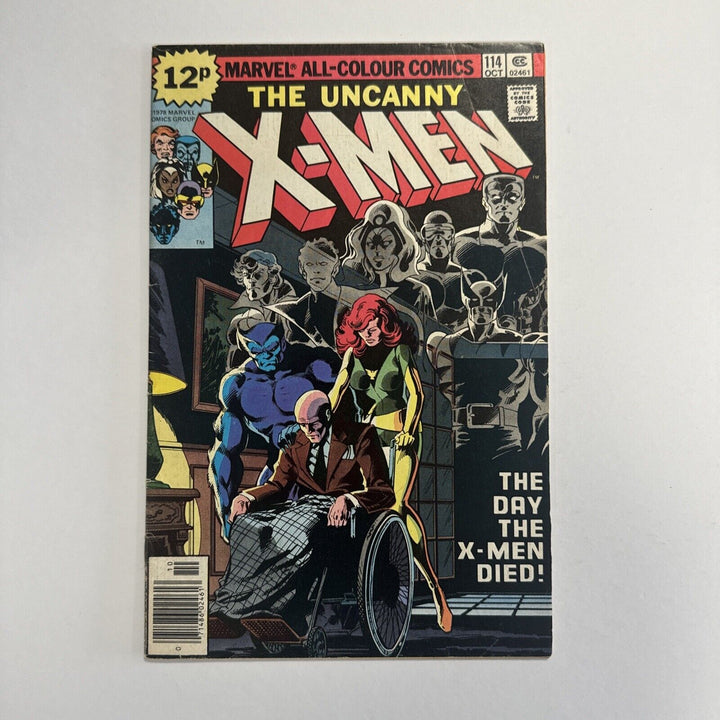 Uncanny X-Men #114 1978 VG/FN Pence Copy