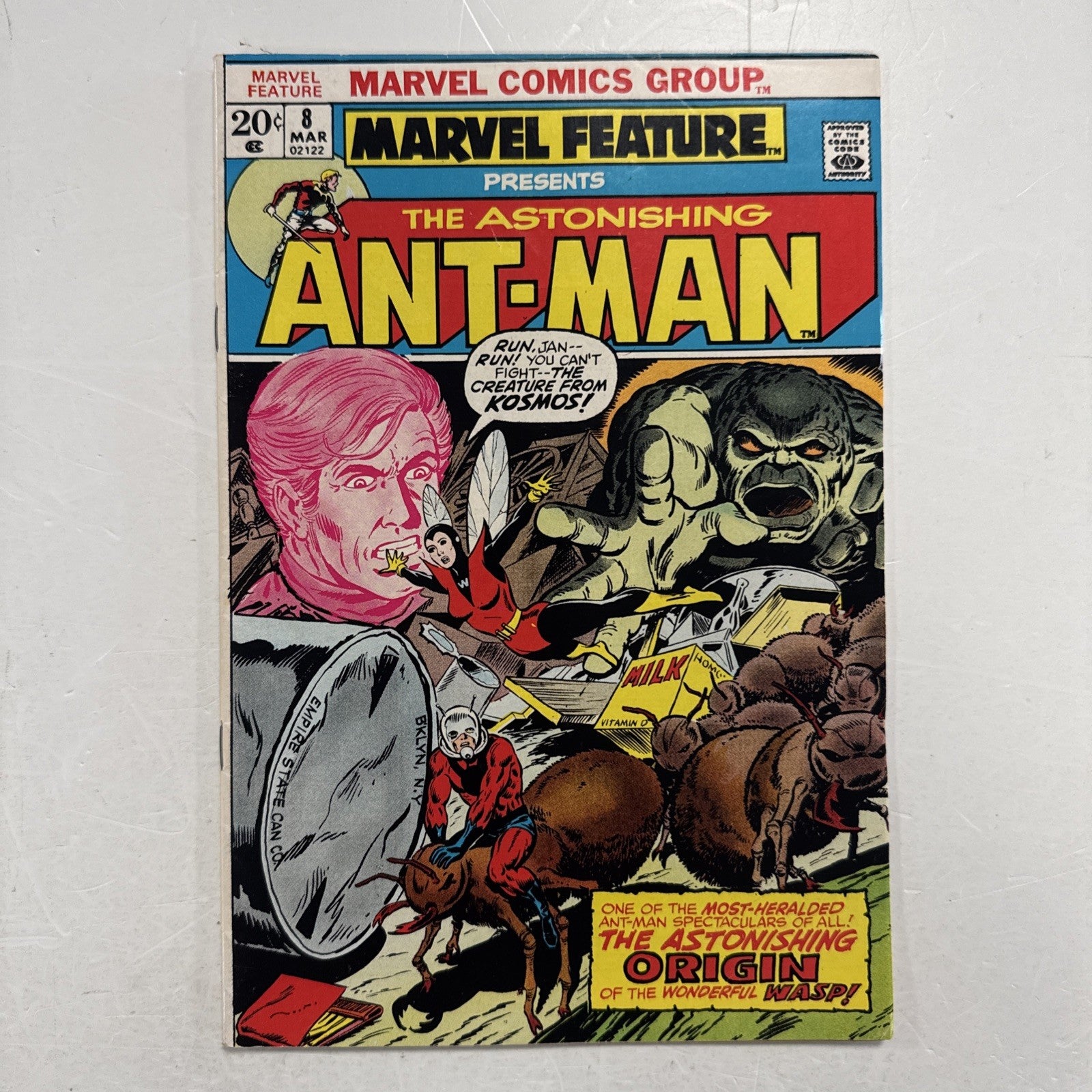 Marvel Feature #8 1973 VF- Signed by Jim Starlin0