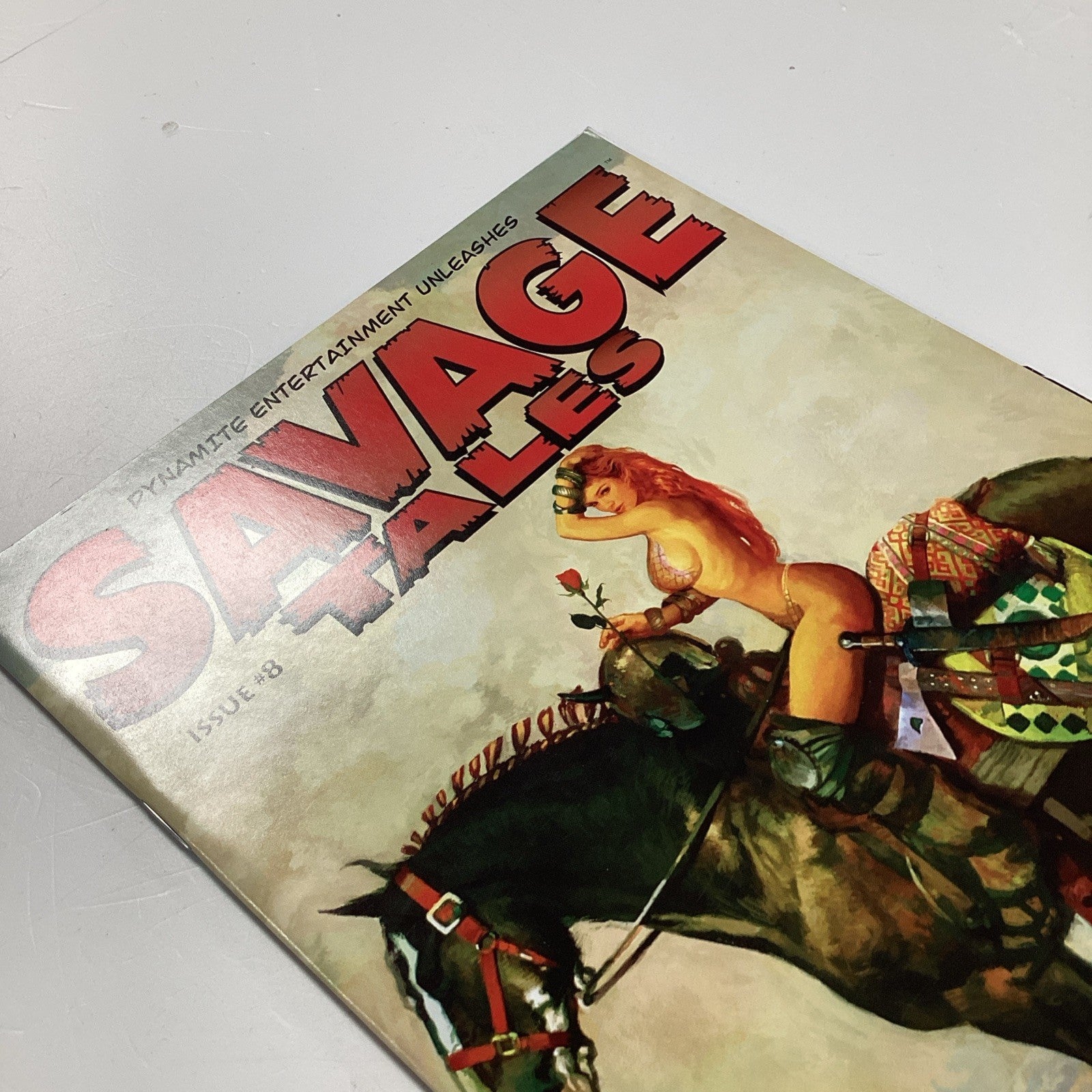 Red Sonja Savage Tales #8 2008 VF Arthur Suydam Cover4