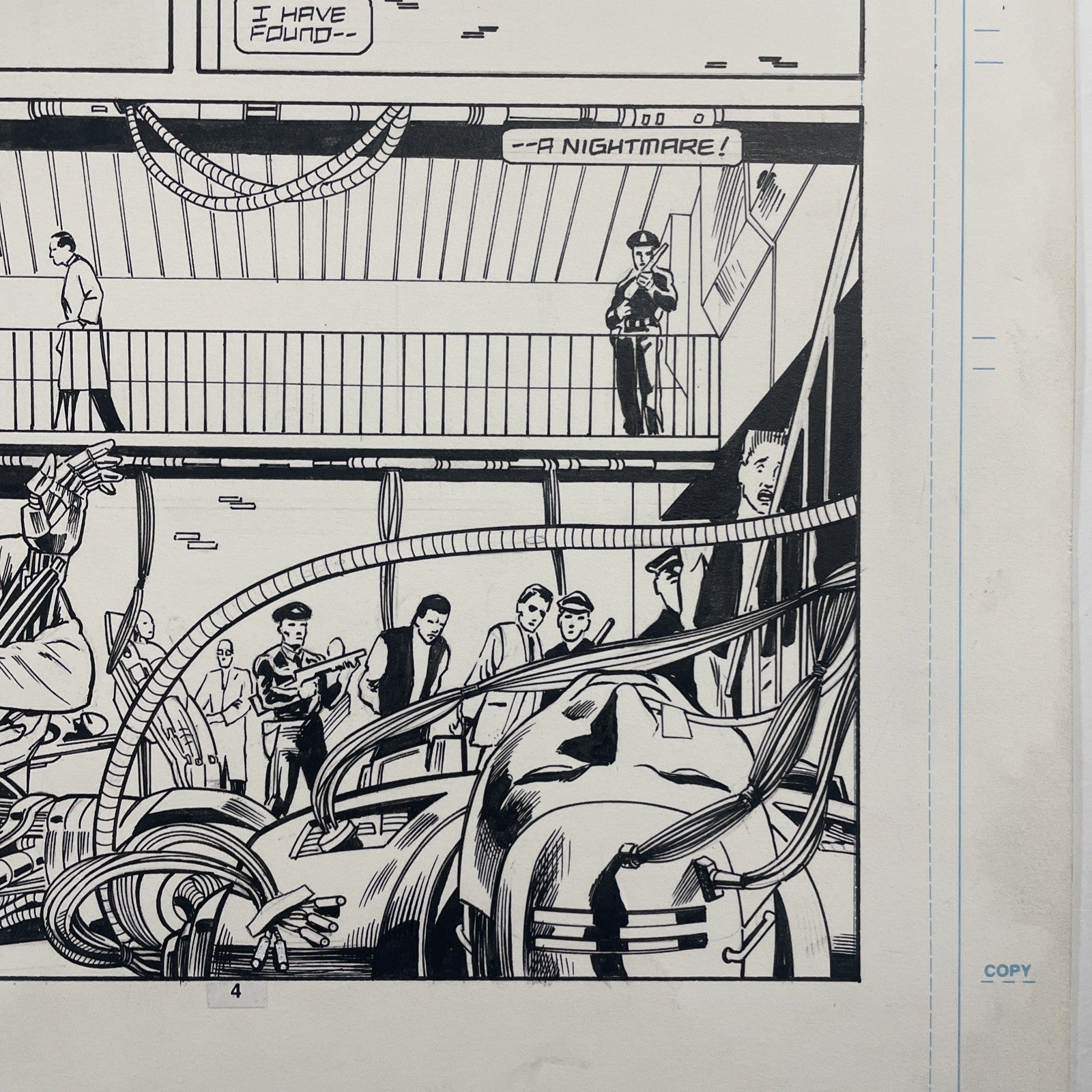 Lee Sullivan Original Art for Marvel's Robocop #13 Page 4 19918
