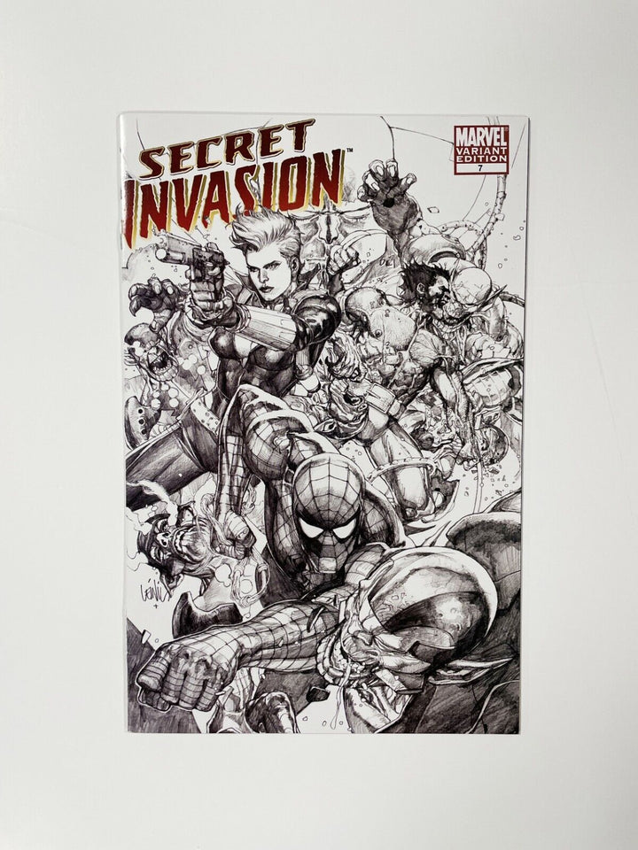 Secret Invasion #7 LEINIL YU Sketch variant 2008