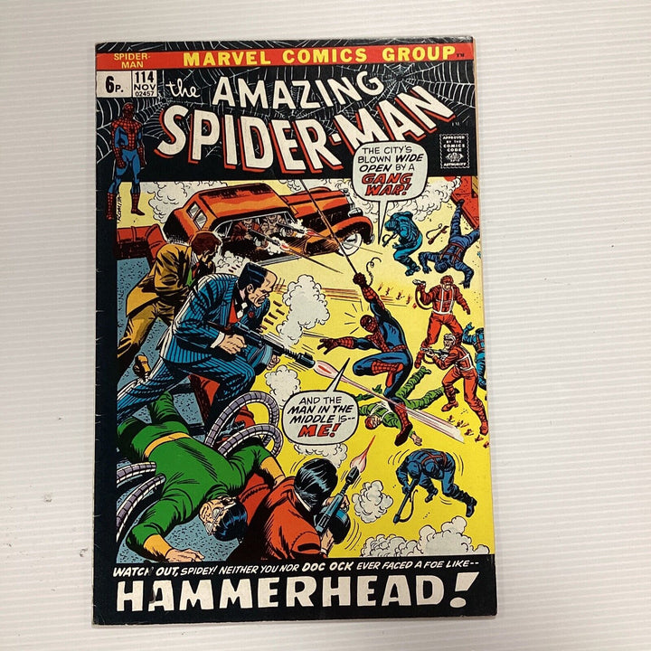 Amazing Spider-man #114 1972 VG/FN Pence Copy