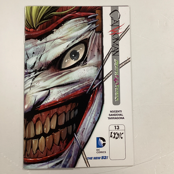 Dc Comics Catwoman #13 2012 Die Cut Joker Cover Sketch by Steve Lydic0
