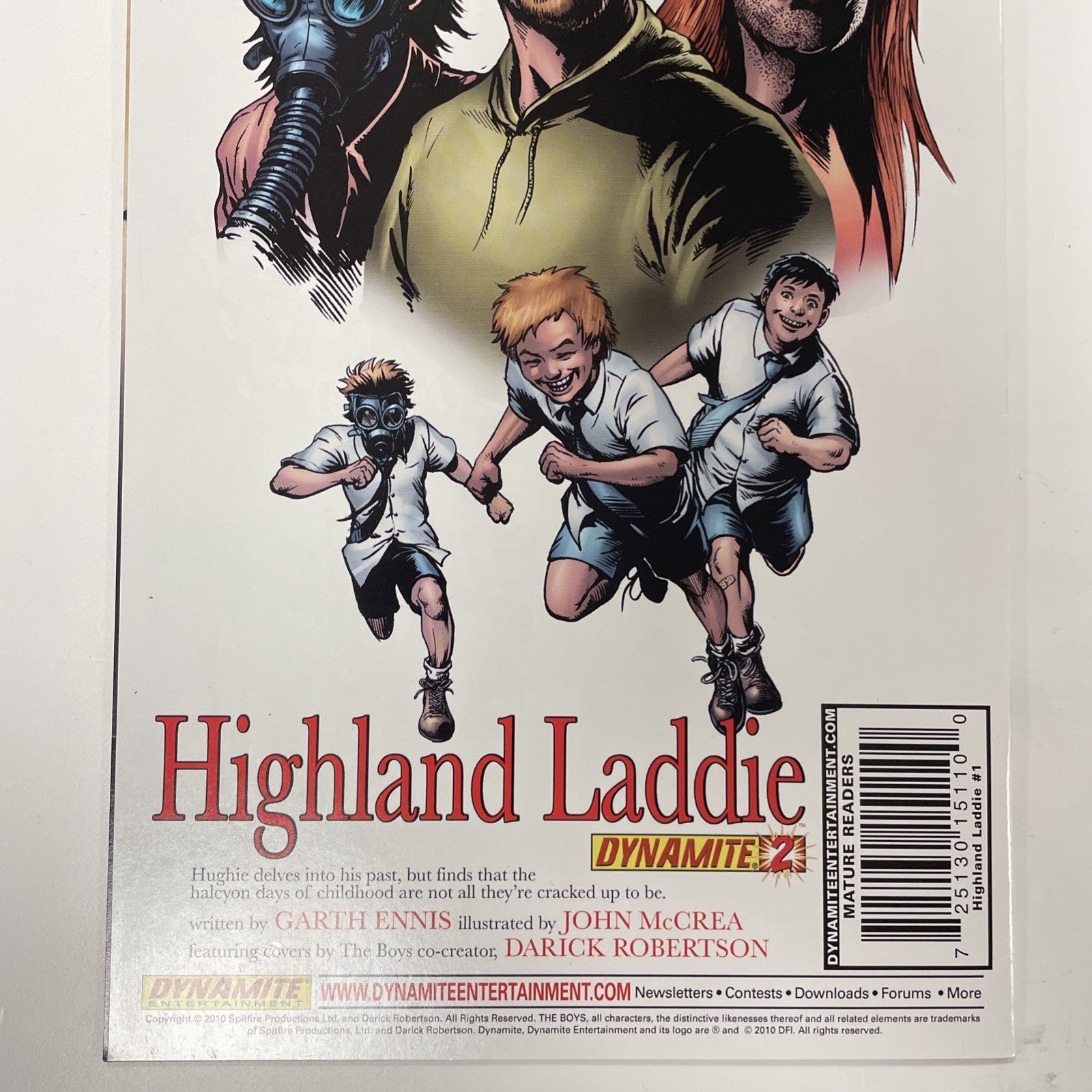 The Boys Highland Laddie #1 2010 NM Black & White 1:25 Sketch Variant6